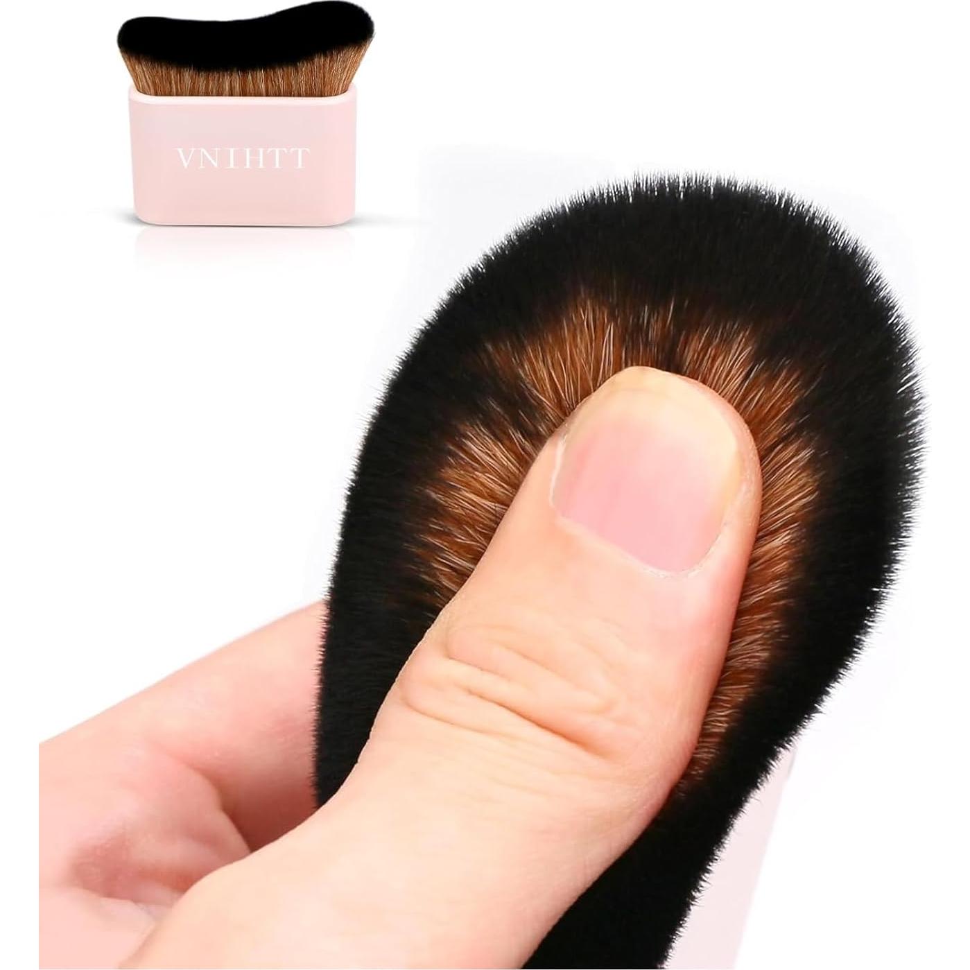 Brocha Autobronceadora Kabuki VNIHTT - Aplicación Suave y Uniforme