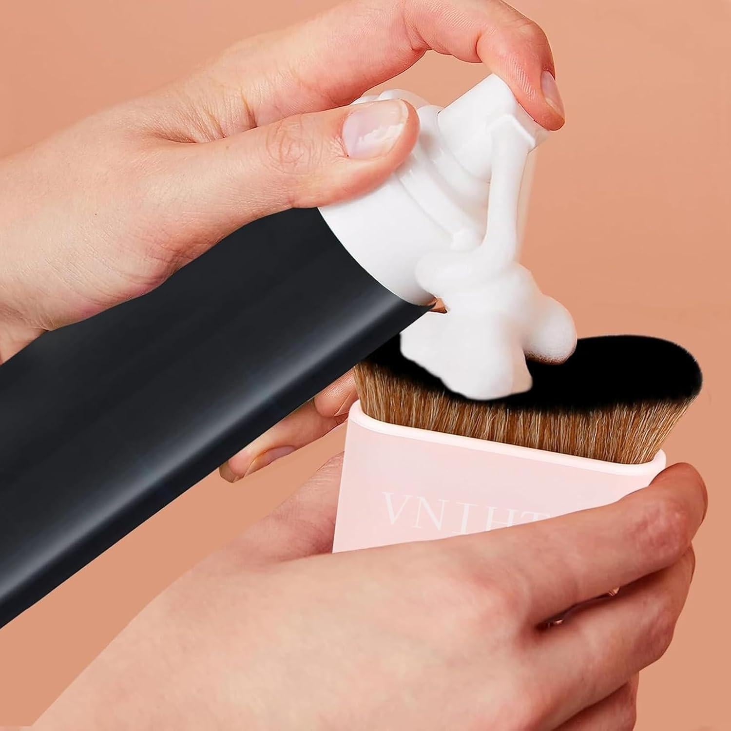 Brocha Autobronceadora Kabuki VNIHTT - Aplicación Suave y Uniforme