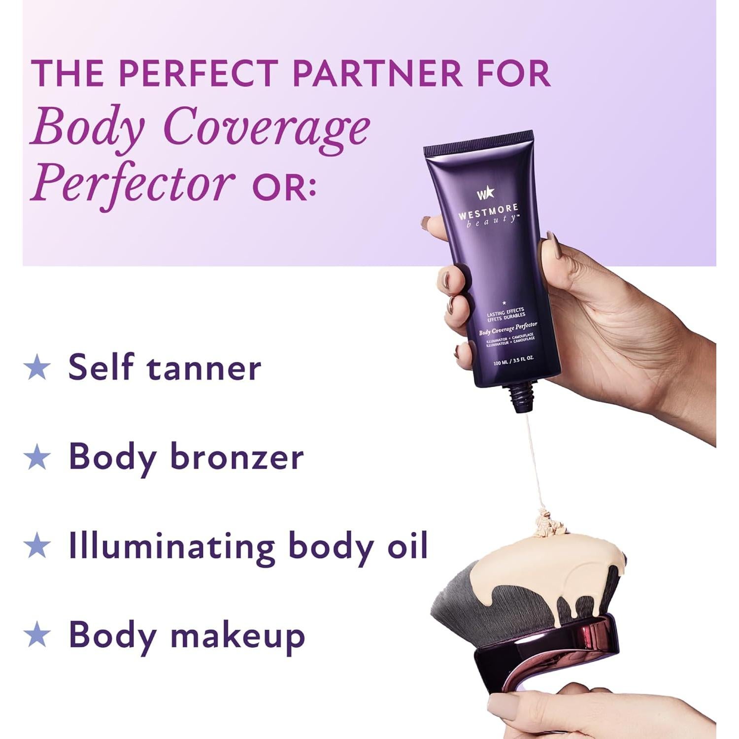 Brocha Kabuki Blend & Blur Westmore Beauty para Cuerpo - Cerdas Veganas