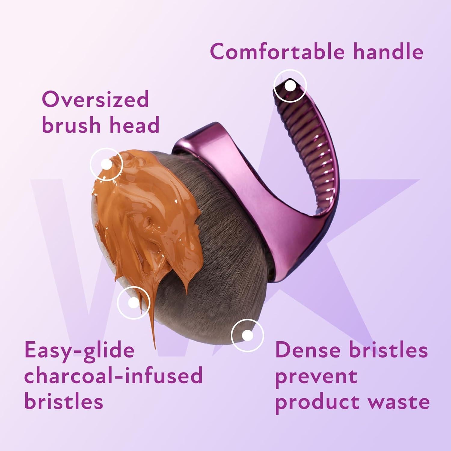 Brocha Kabuki Blend & Blur Westmore Beauty para Cuerpo - Cerdas Veganas