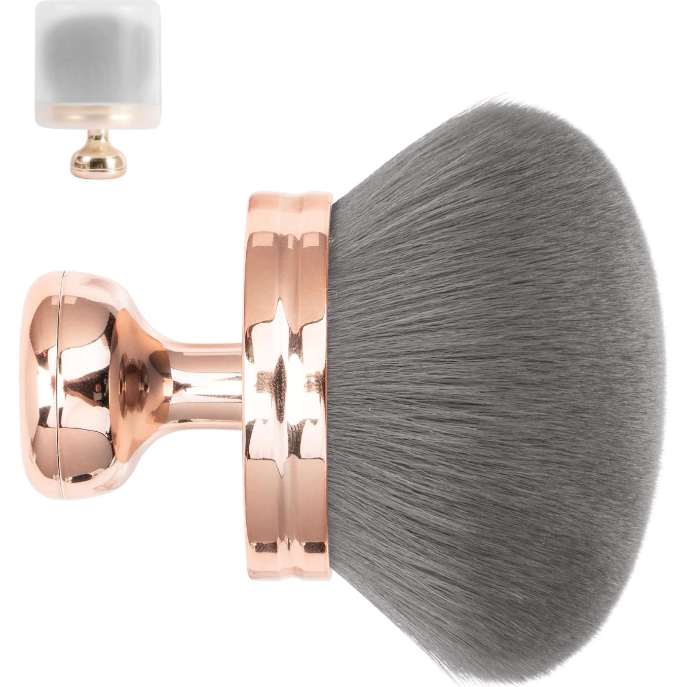 Brocha Kabuki Grande BABYSHEEP para Autobronceador 8.4 cm Oro Rosa
