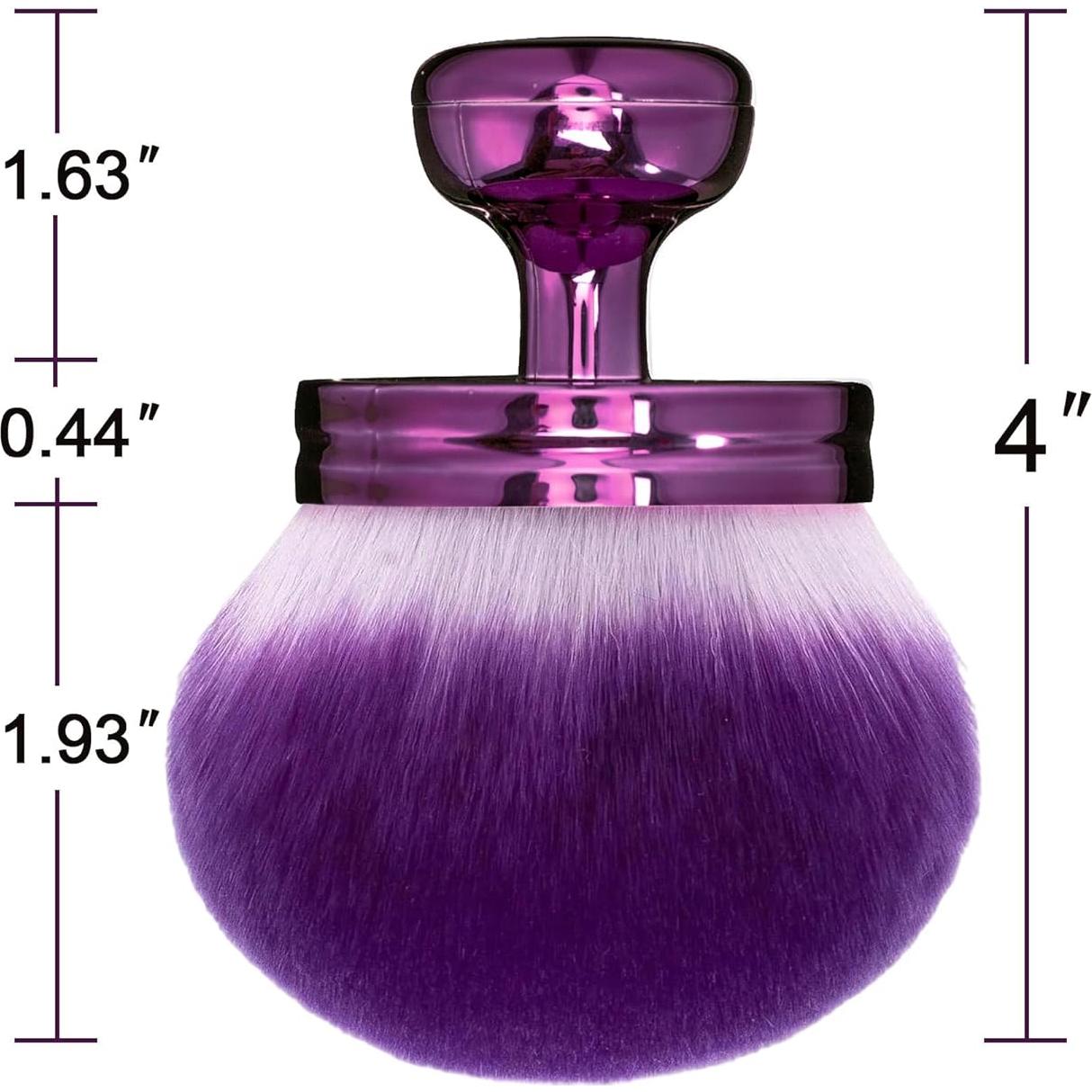 Brocha Kabuki Corporal Extra Grande BABYSHEEP 7.62 cm Púrpura