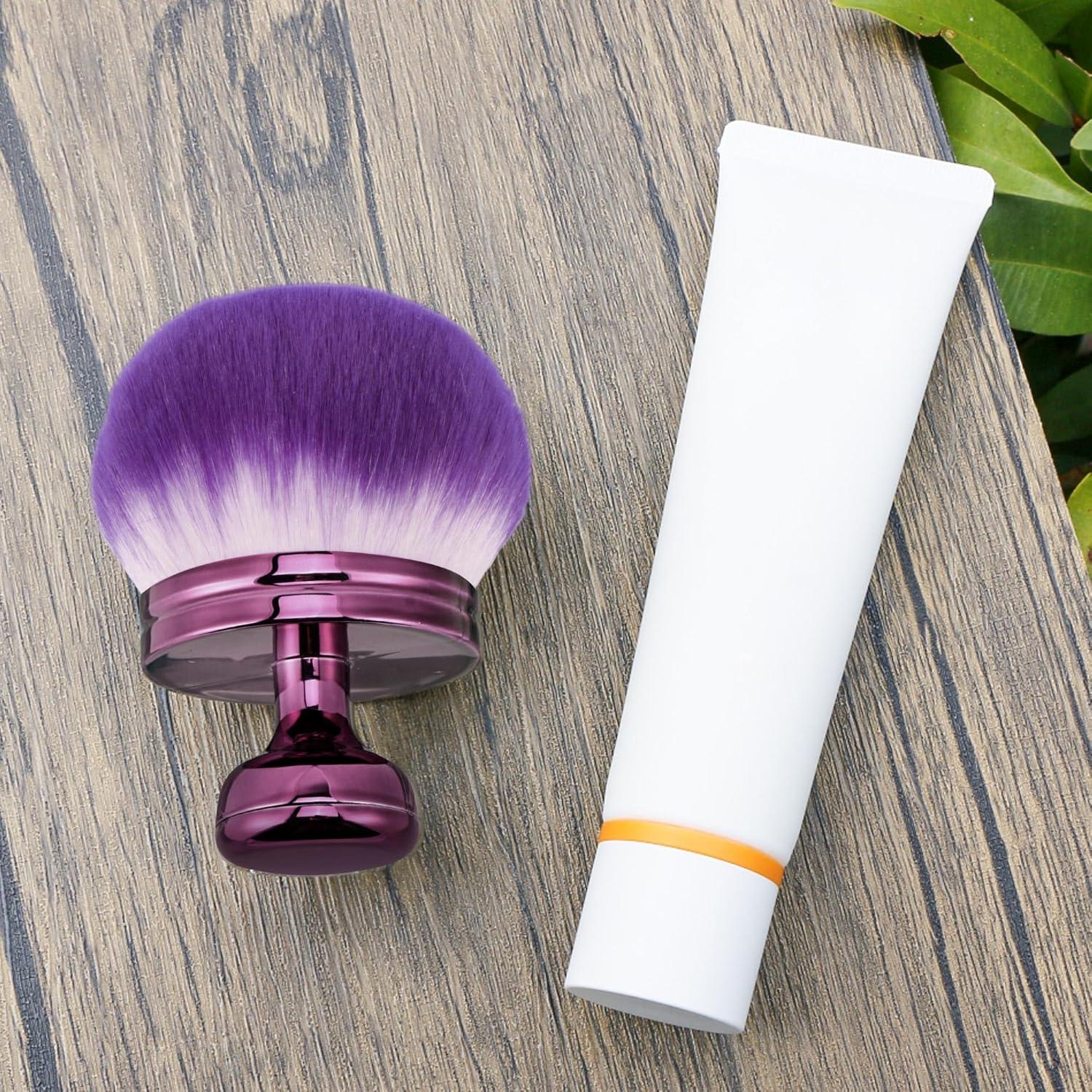 Brocha Kabuki Corporal Extra Grande BABYSHEEP 7.62 cm Púrpura