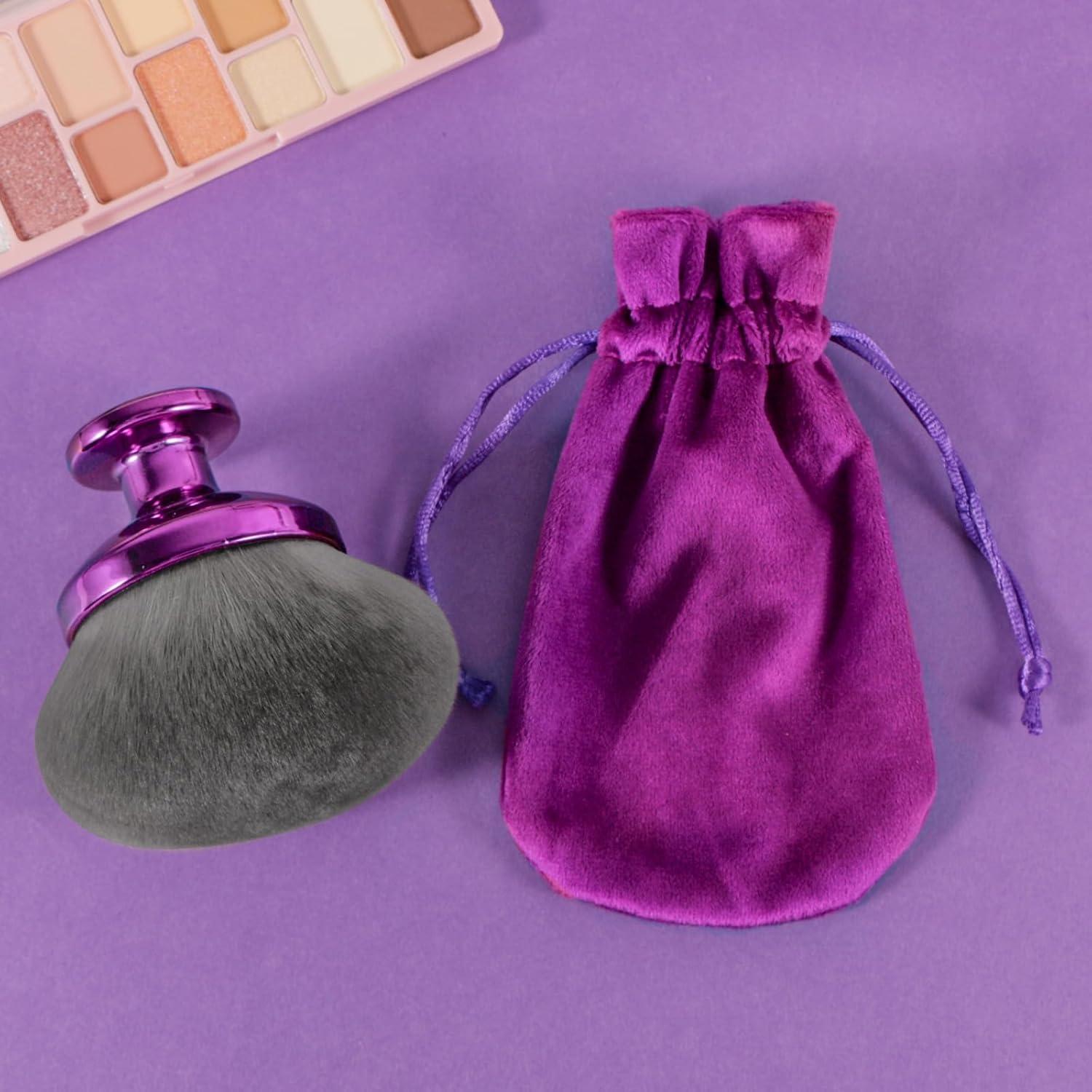 Brocha de Maquillaje Corporal Grande BABYSHEEP 90mm Púrpura