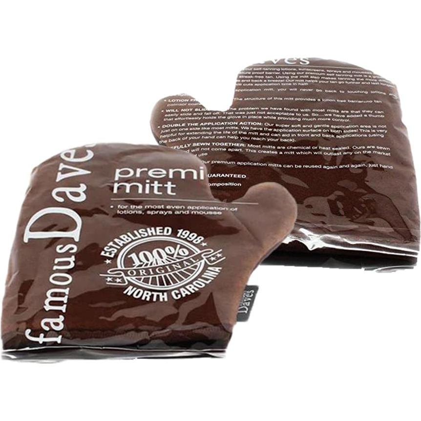 Mitón de Bronceado Automático Famous Dave Doble Cara Reutilizable