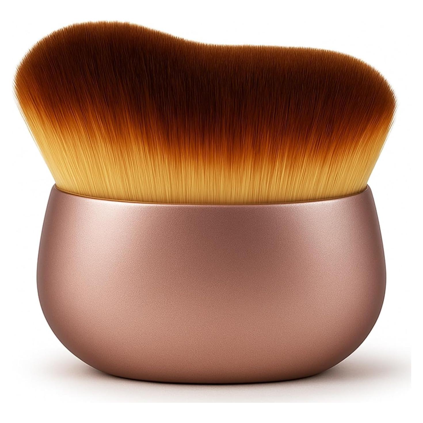 Brocha Kabuki para Autobronceador GOERTI Rosa - Aplicador Sin Rayas