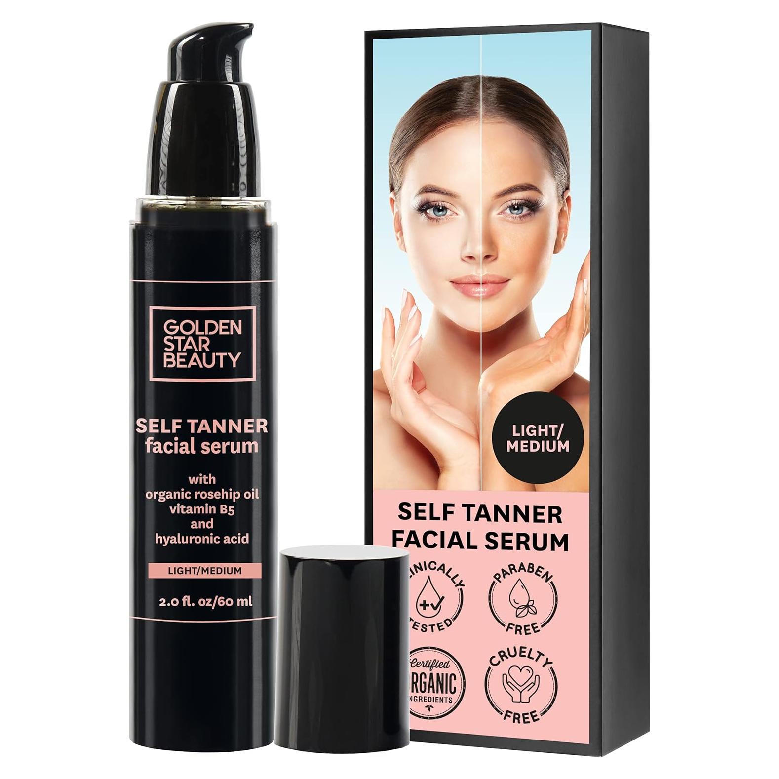 Suero Autobronceador Facial GOLDEN STAR BEAUTY 113g