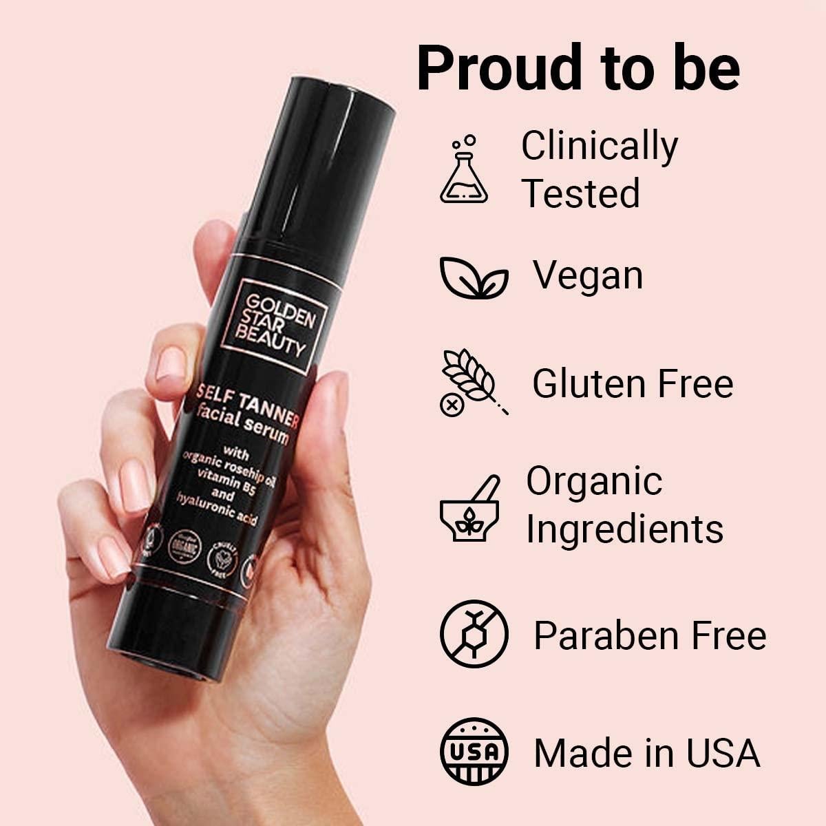 Suero Autobronceador Facial GOLDEN STAR BEAUTY 113g
