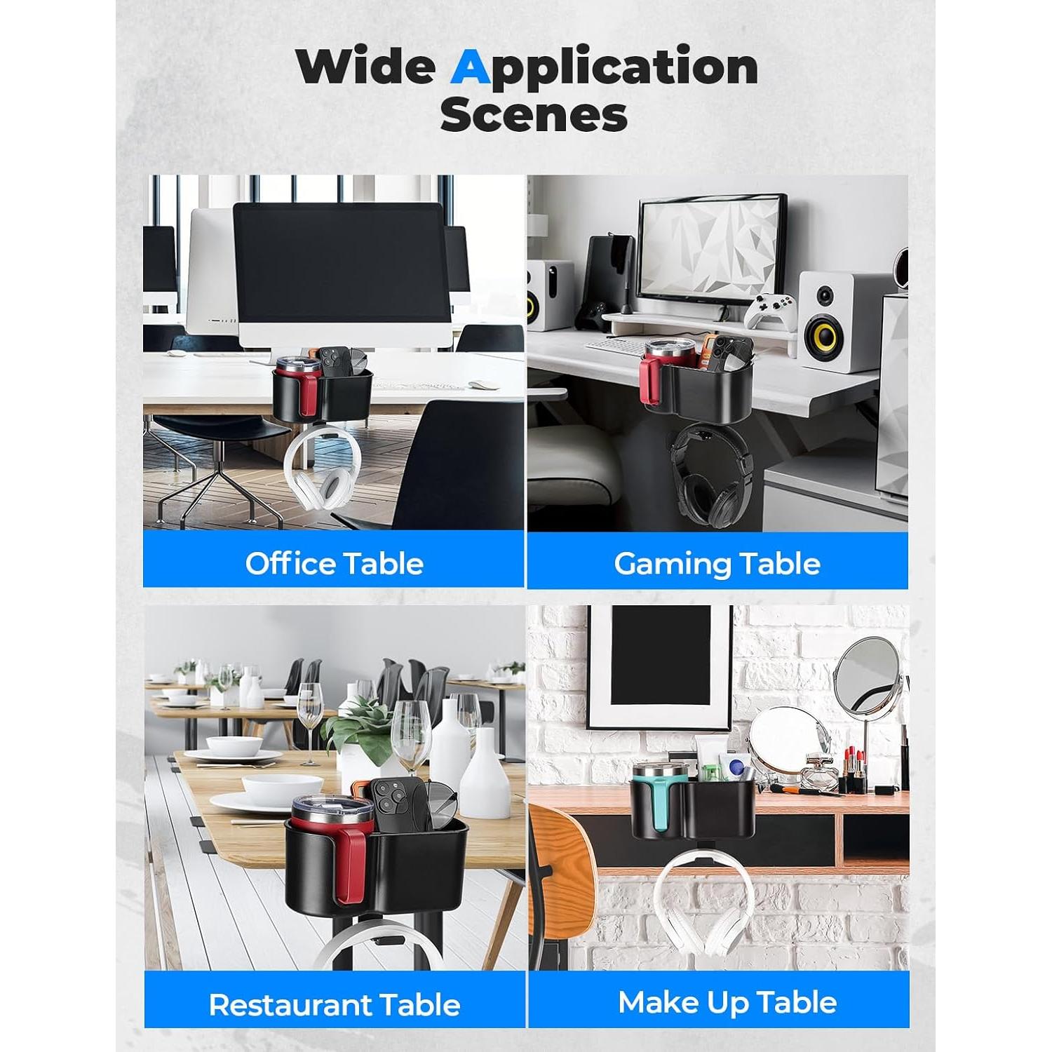 Soporte para Taza KEMIMOTO con Gancho para Auriculares