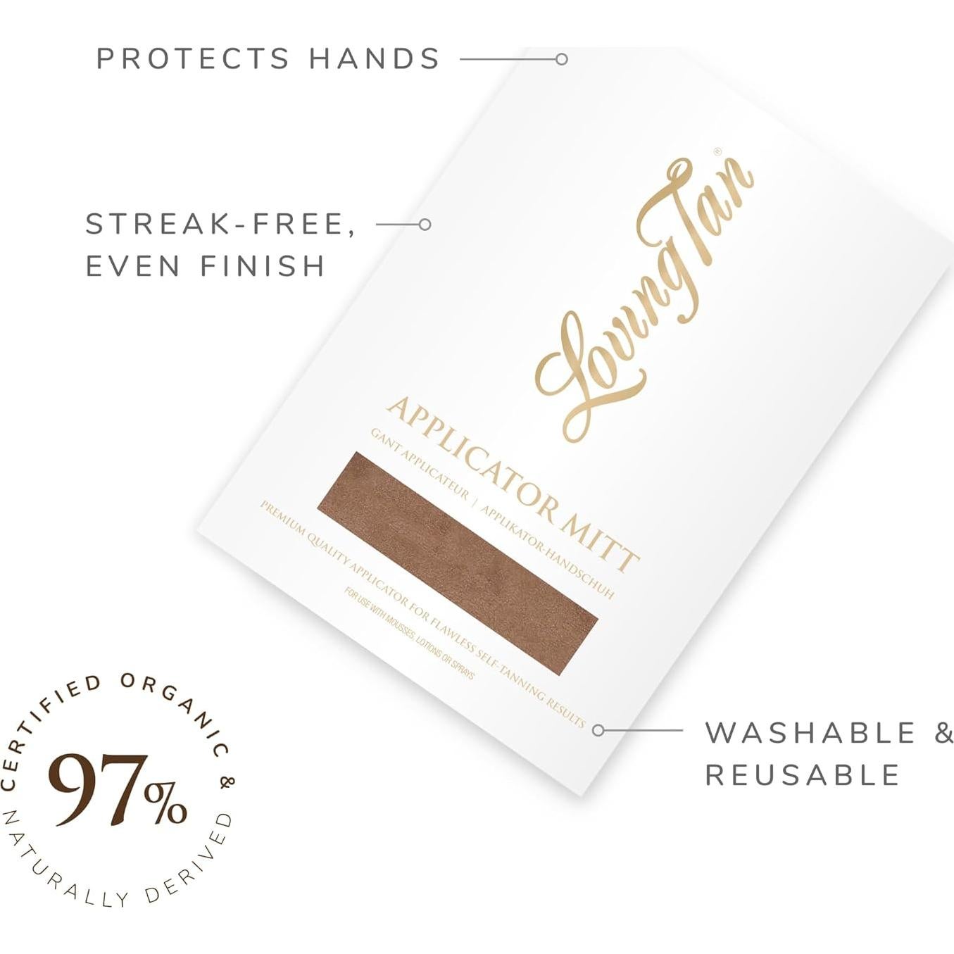 Loving Tan Mousse Bronceador Sin Sol 97% Orgánico 97.6 ml