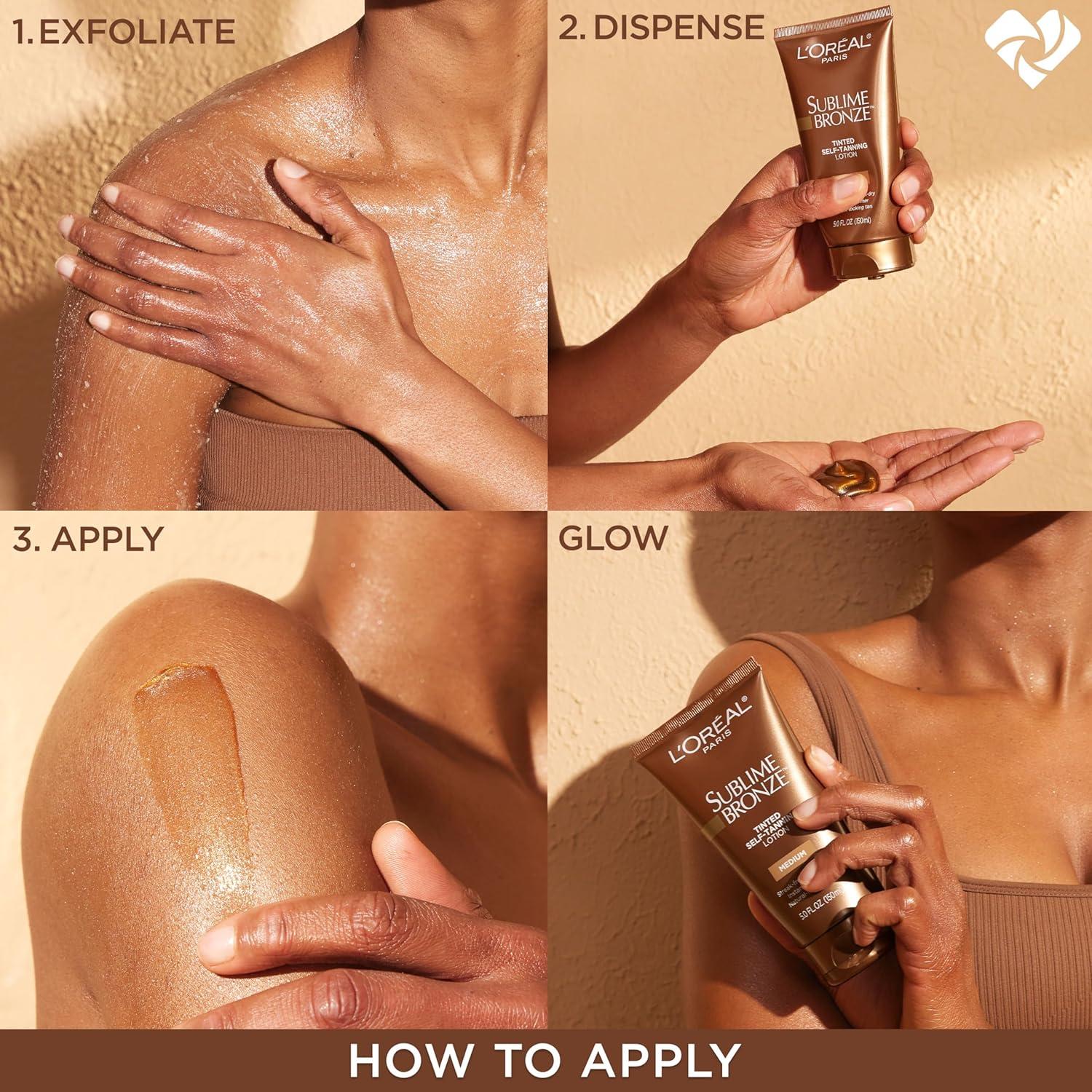 L'Oreal Paris Autobronceador Tinteado Medio 142g - Bronceado Natural