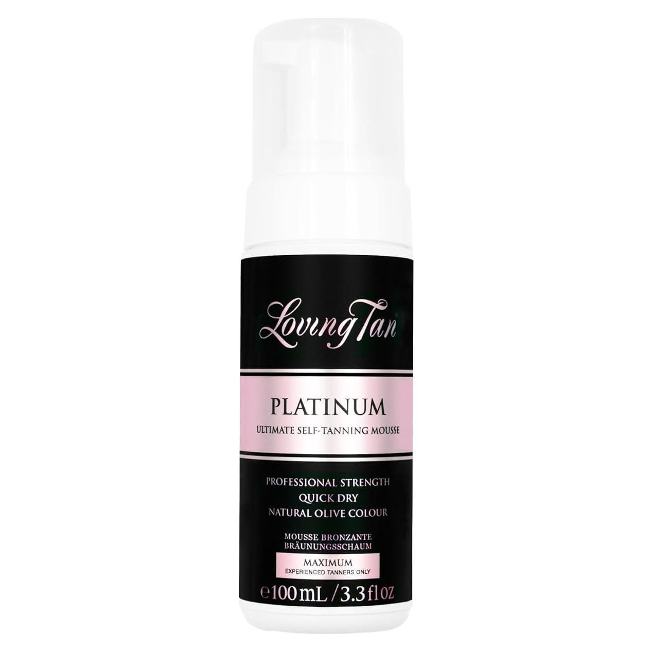 Mousse Autobronceador Loving Tan Platinum 97.6 ml - Oscuro