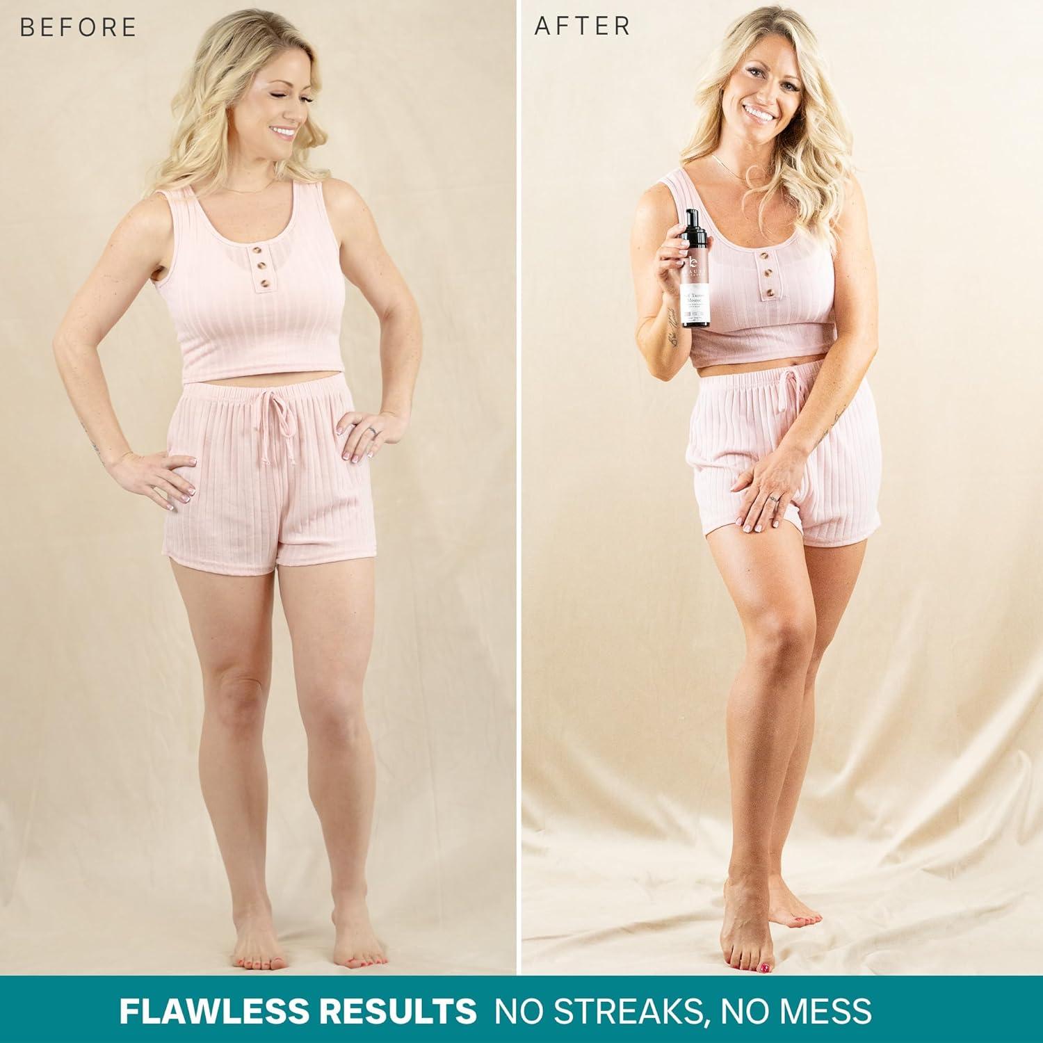 Kit de Mousse Autobronceador Beauty by Earth 221 ml - Natural