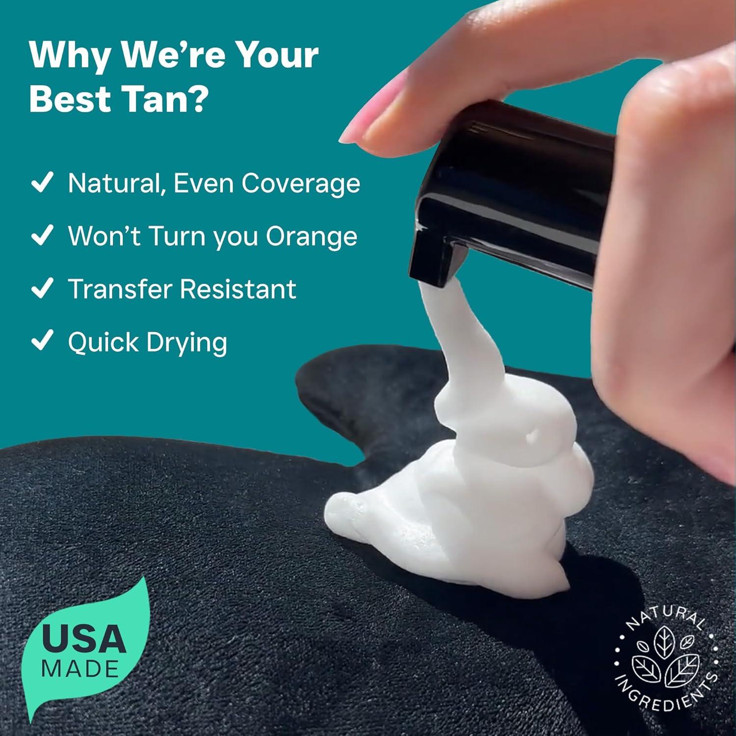 Kit de Mousse Autobronceador Beauty by Earth 221 ml - Natural