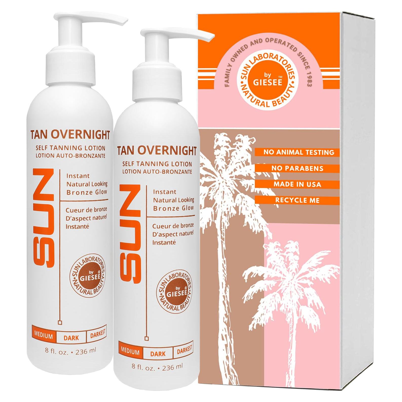 Lotion Autobronceadora Sun Laboratories 2 Pack 240 ml Sin Olor