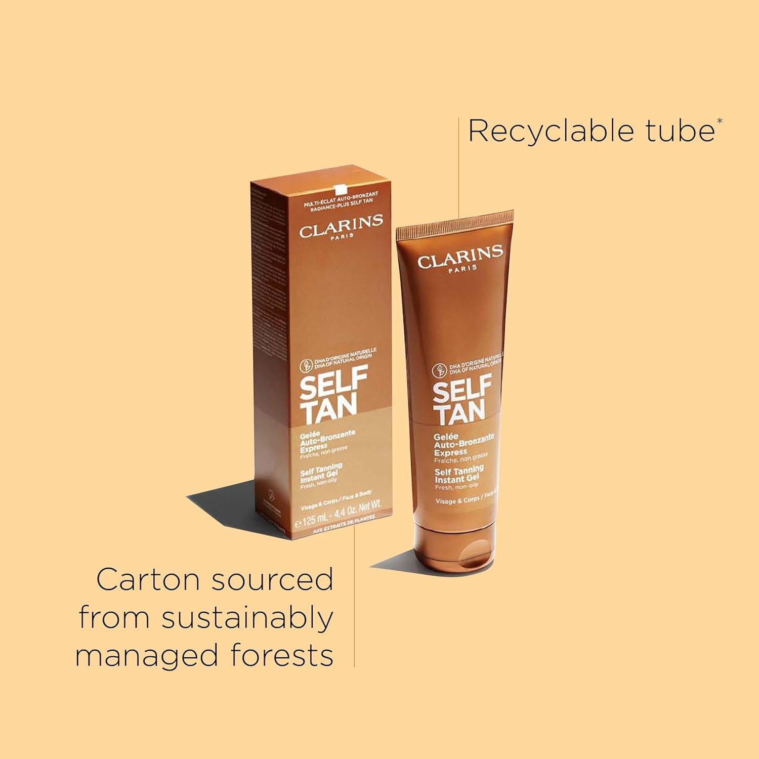 Gel Bronceador Autobrillante Tinteado Clarins 119g - Natural