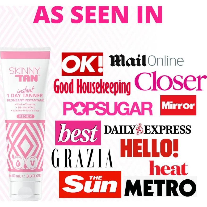 Bronceador Instantáneo SkinnyTan 1 Día - Loción Hidratante 93.4 g