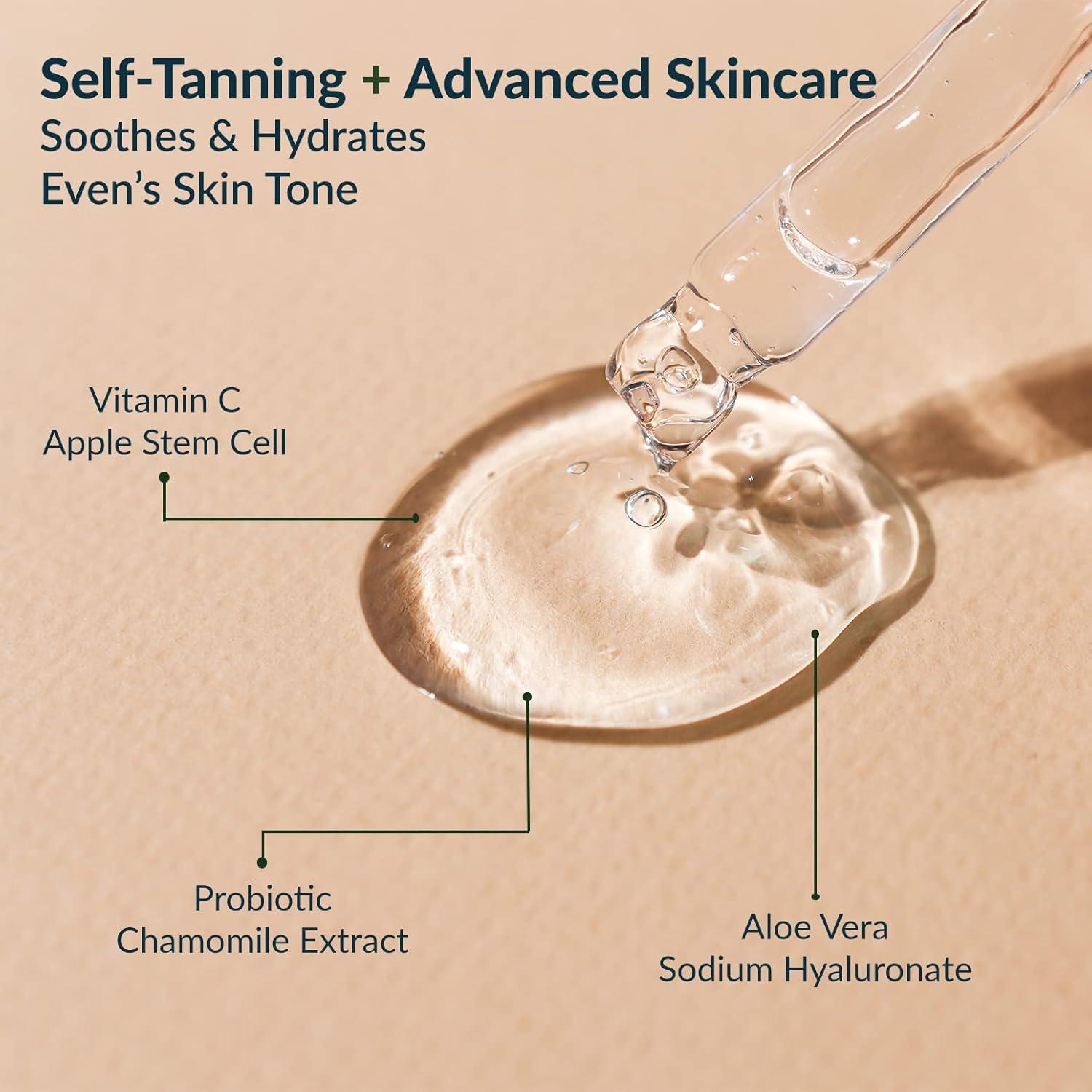 Gotas Autobronceadoras Graduales NAELI - 28.35 g, Anti Envejecimiento