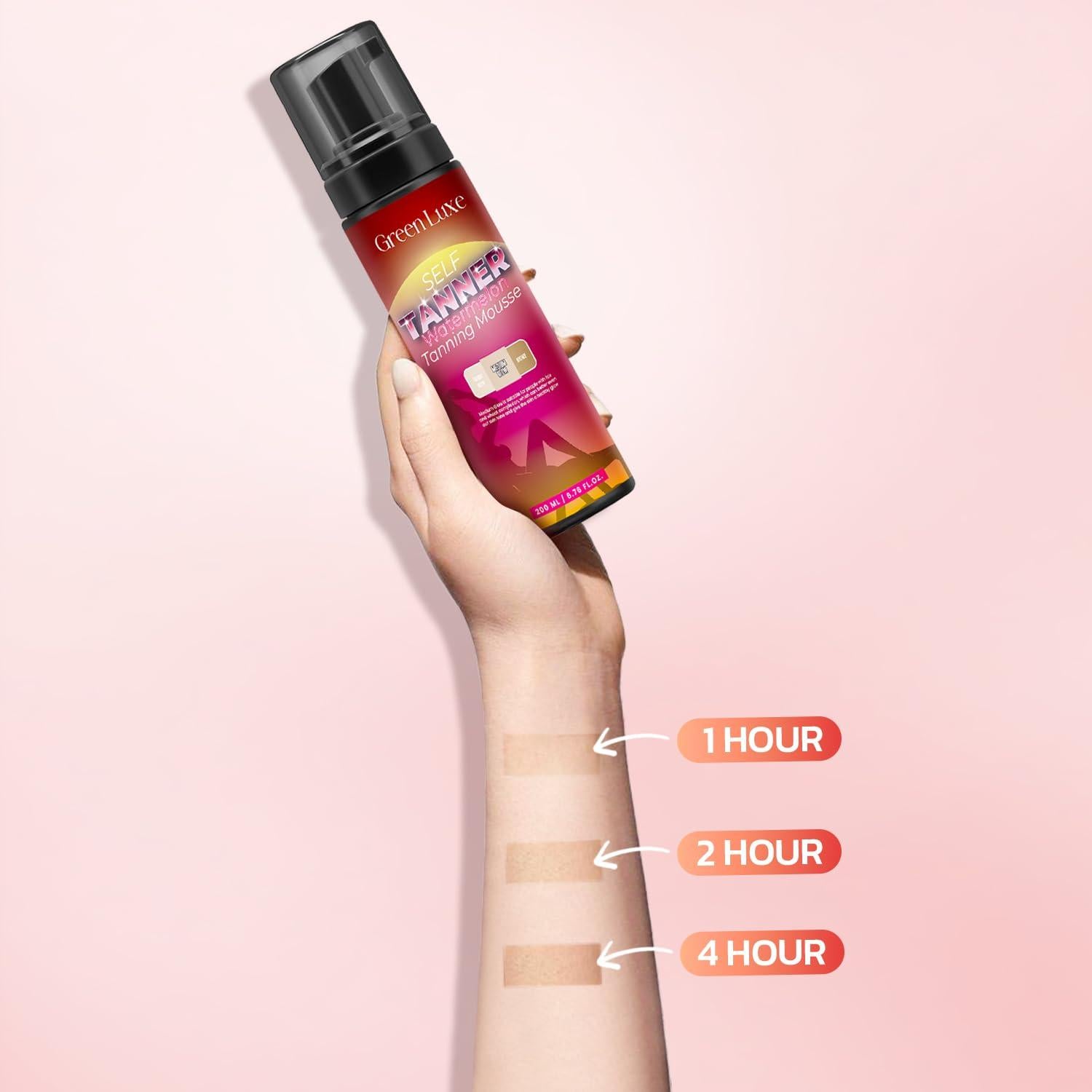 Kit de Mitón Autobronceador Green Luxe 200 ml - Bronceado Natural