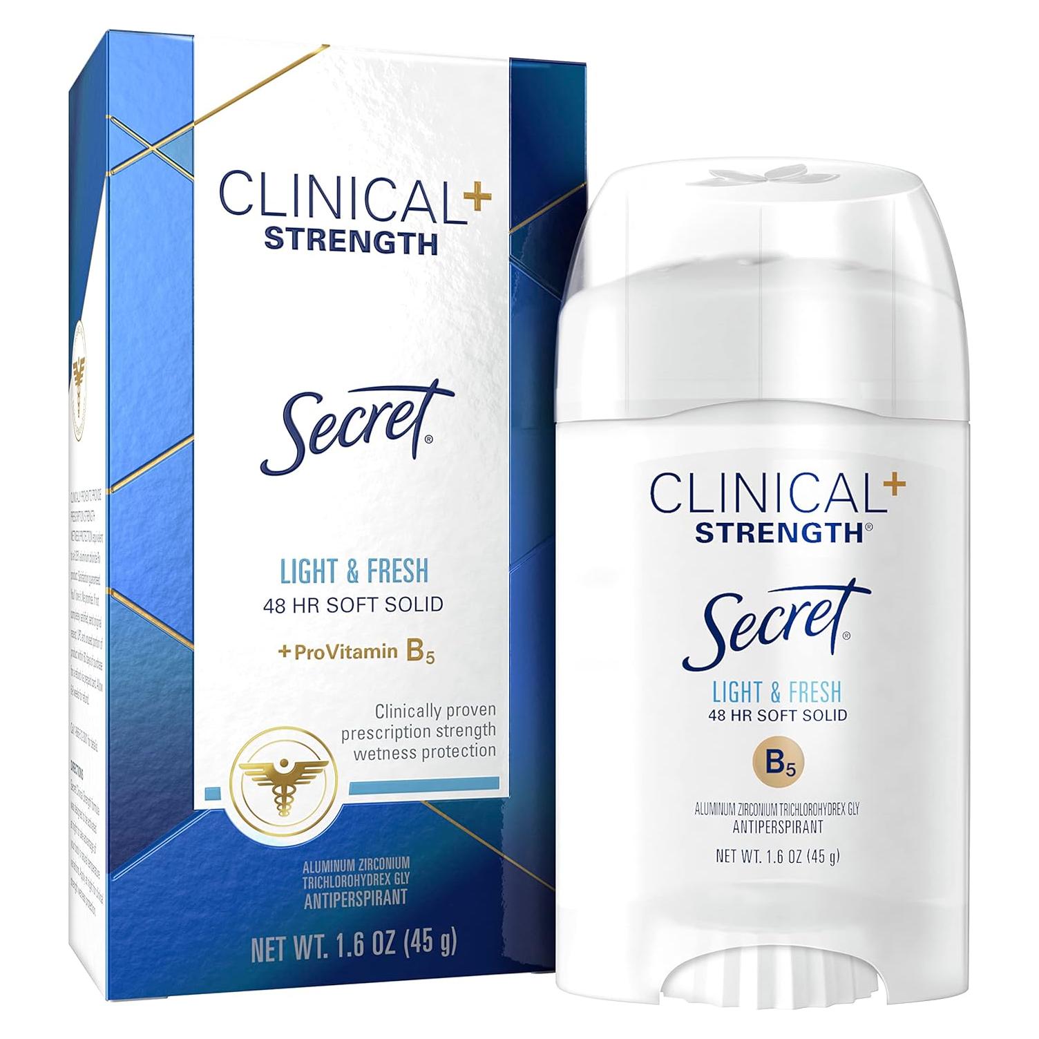 Desodorante Sólido Suave Secret 45 g - Protección 48 horas
