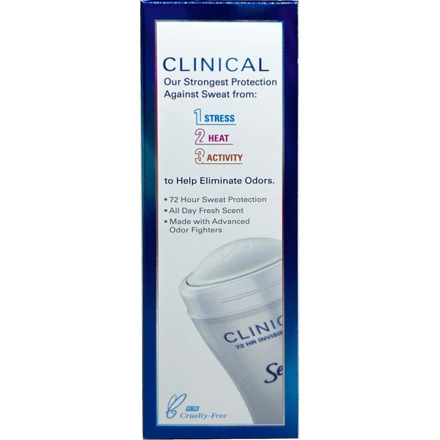 Desodorante Antitranspirante Invisible Secret 45.36g x 3