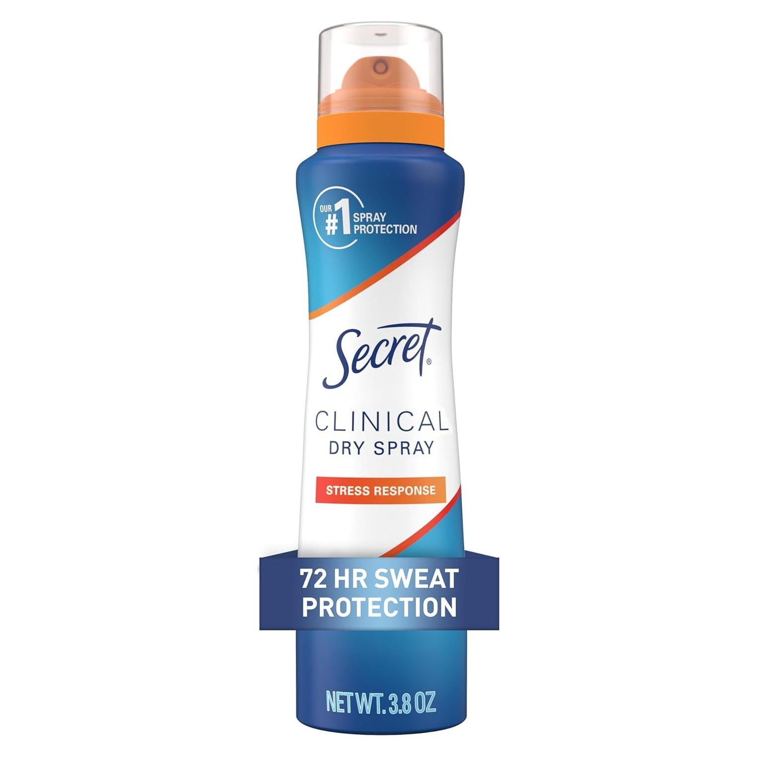 Desodorante Antitranspirante Spray Seco Secret 107 g - 72h Protección