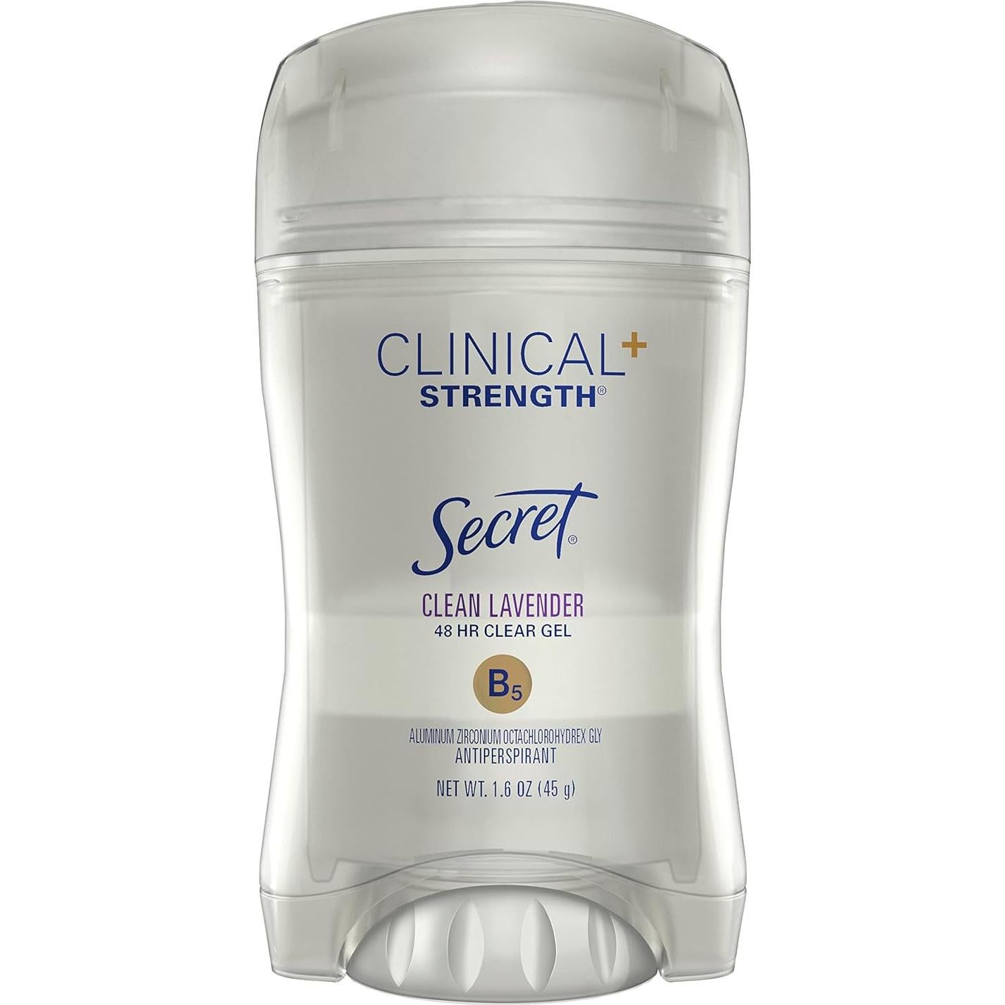 Desodorante Antitranspirante Gel Secret Clinical Lavanda 12 Pack