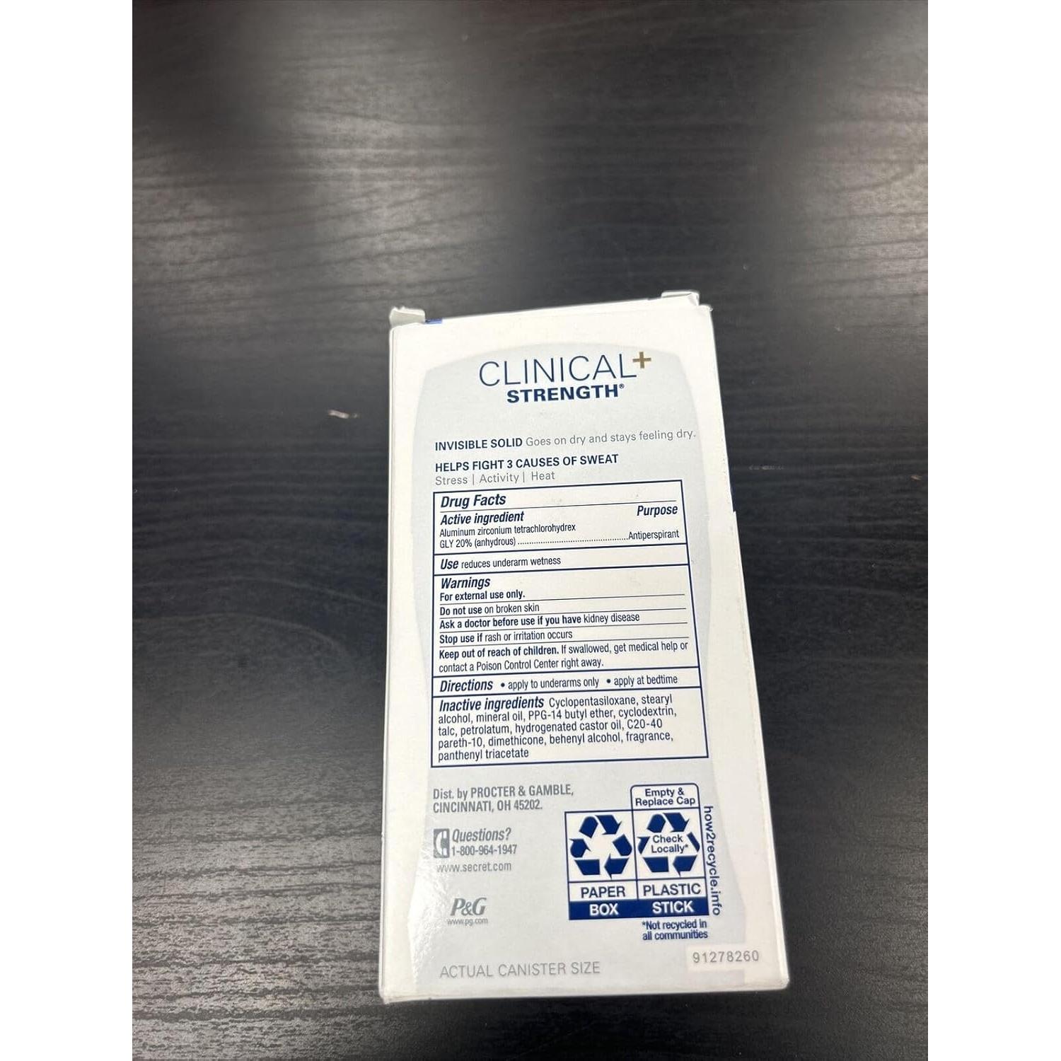 Desodorante Antitranspirante Clínico Secreto Firme 45 g