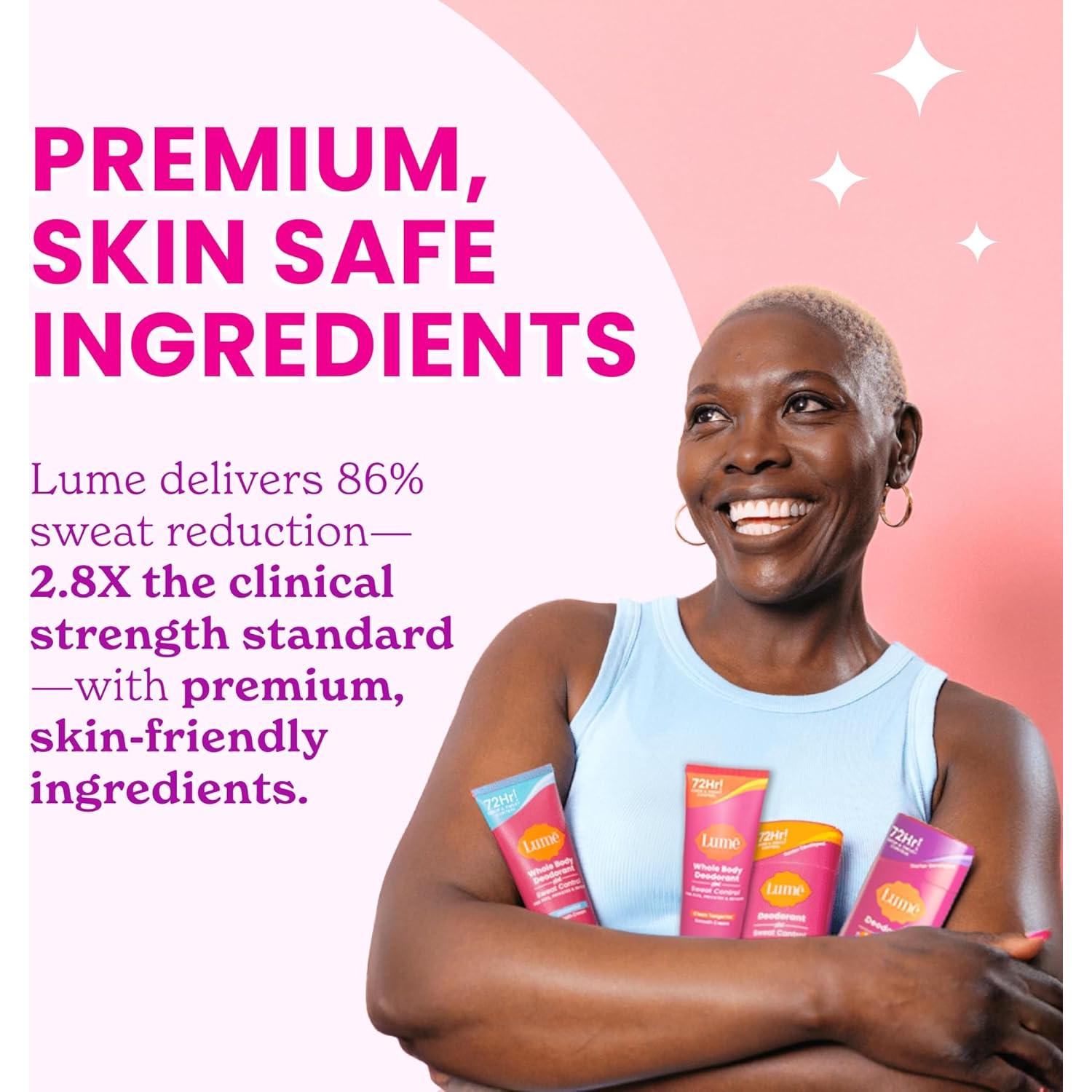 Lume Desodorante Plus Control de Sudor - Barra Sólida 74g