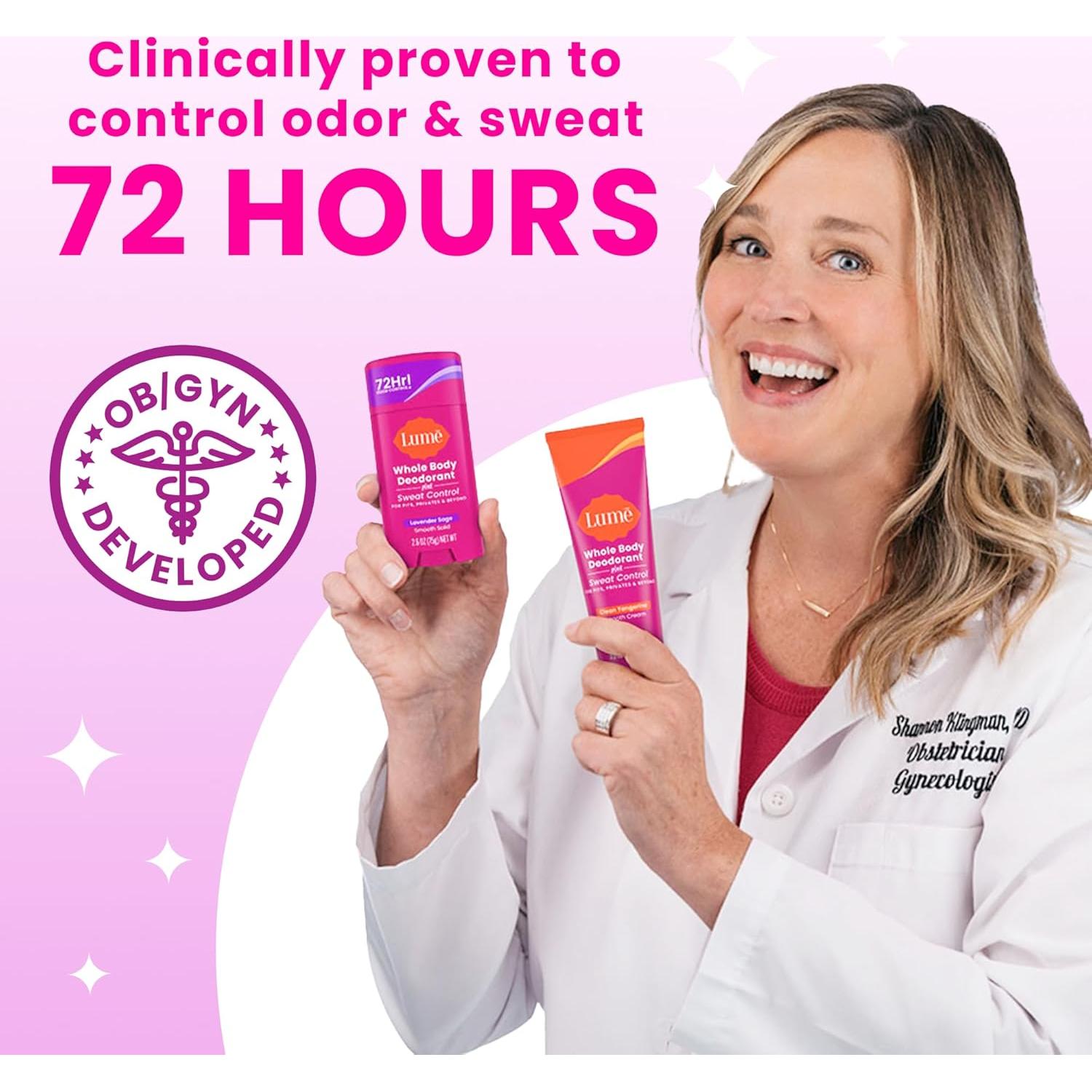 Lume Desodorante Plus Control de Sudor - Barra Sólida 74g