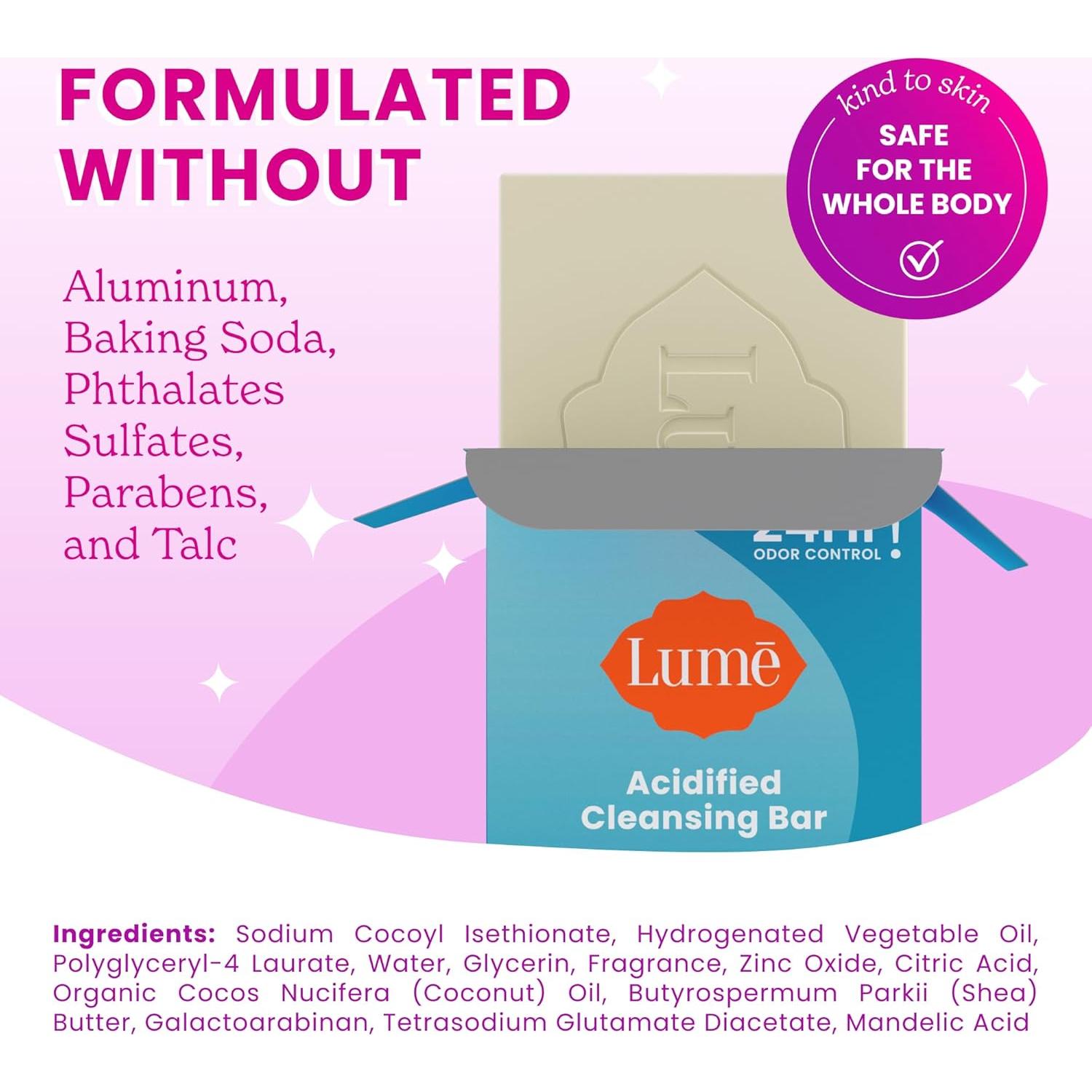 Barra de Limpieza Corporal Lume - Sin Fragancia - 142g