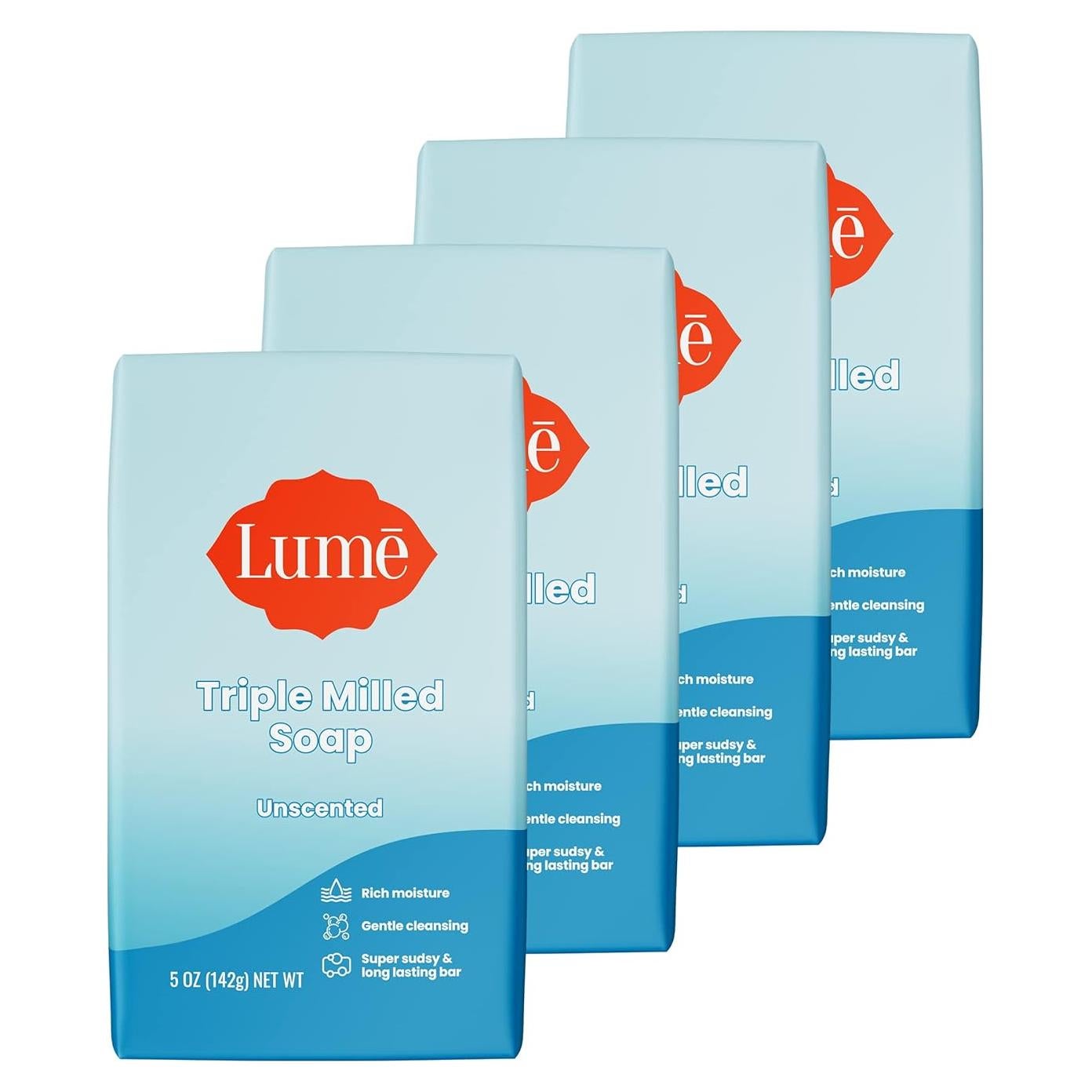 Jabón en Barra Lume Triple Milled 142g - Hidratante Sin Fragancia