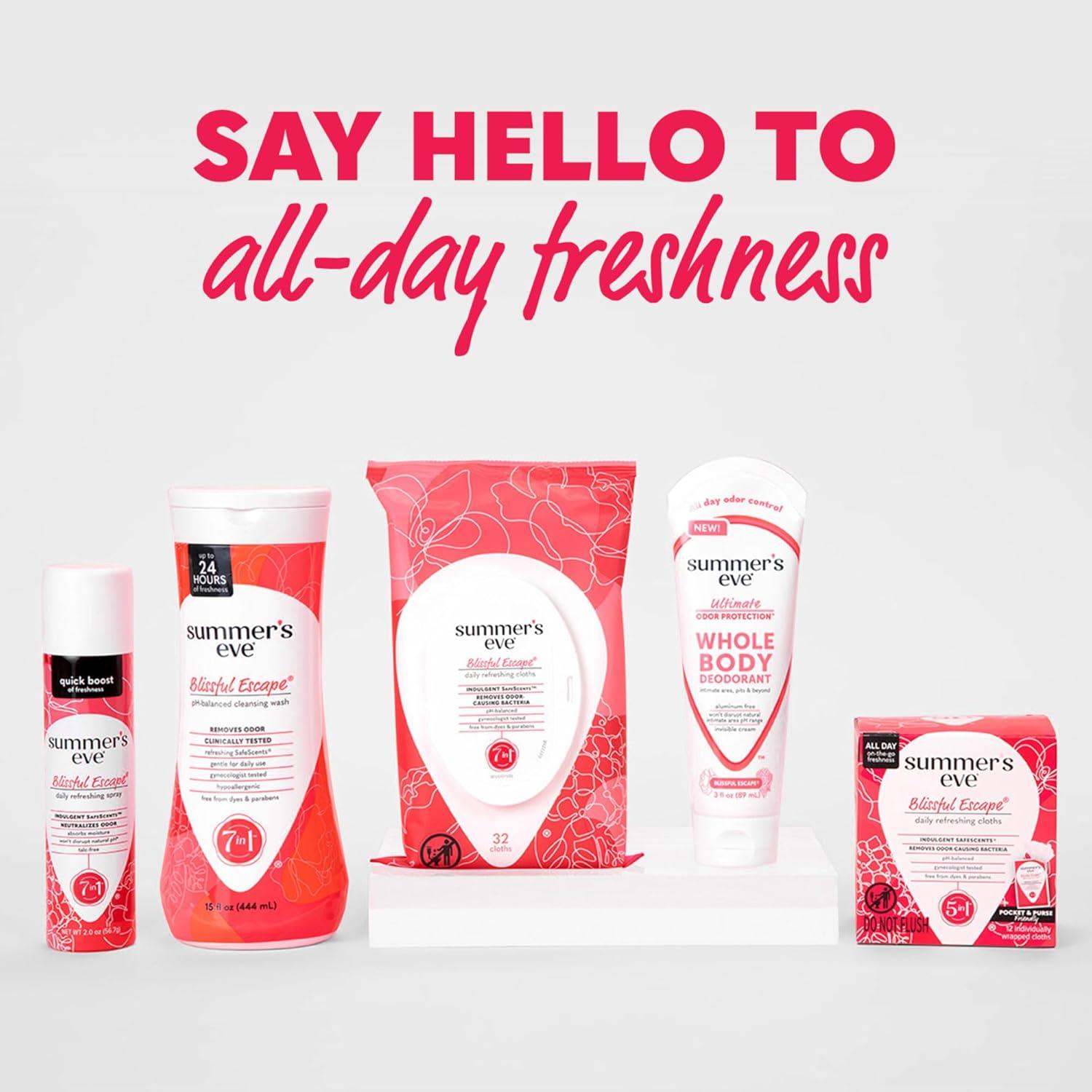 Crema Desodorante Corporal Summer's Eve 85 g Escape Placentero