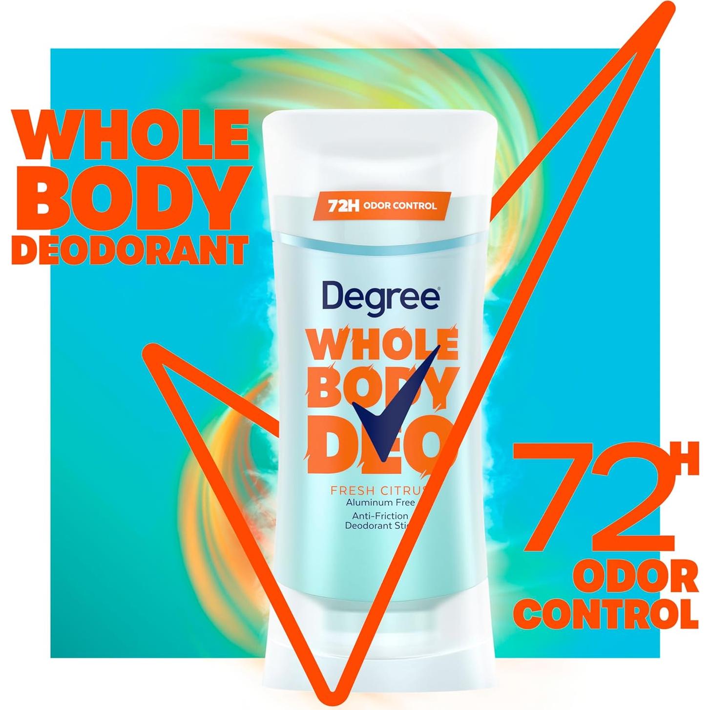 Desodorante en barra Degree Whole Body 75 g aroma cítrico
