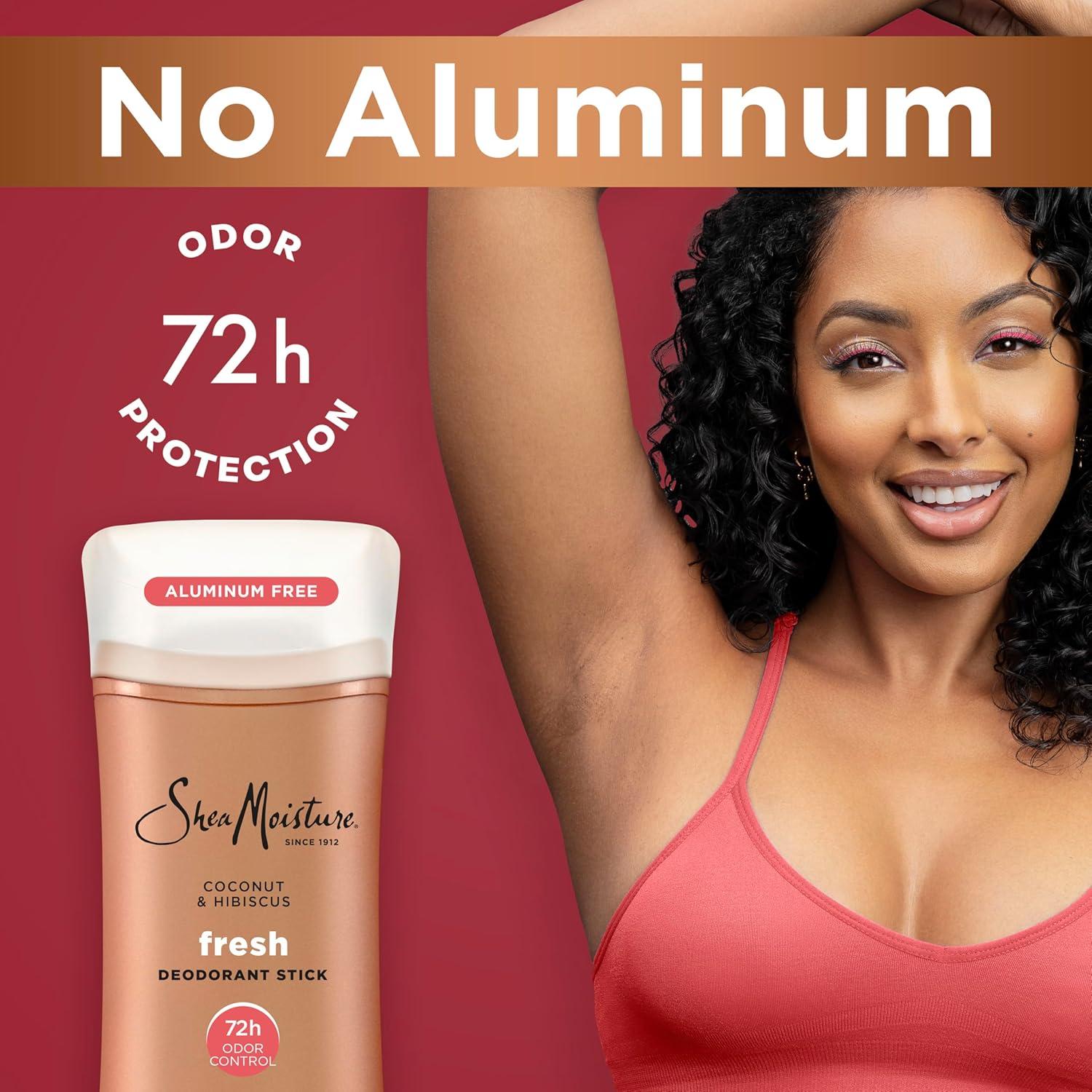 Desodorante en Barra SheaMoisture Coco & Hibisco 74.8 g 72h