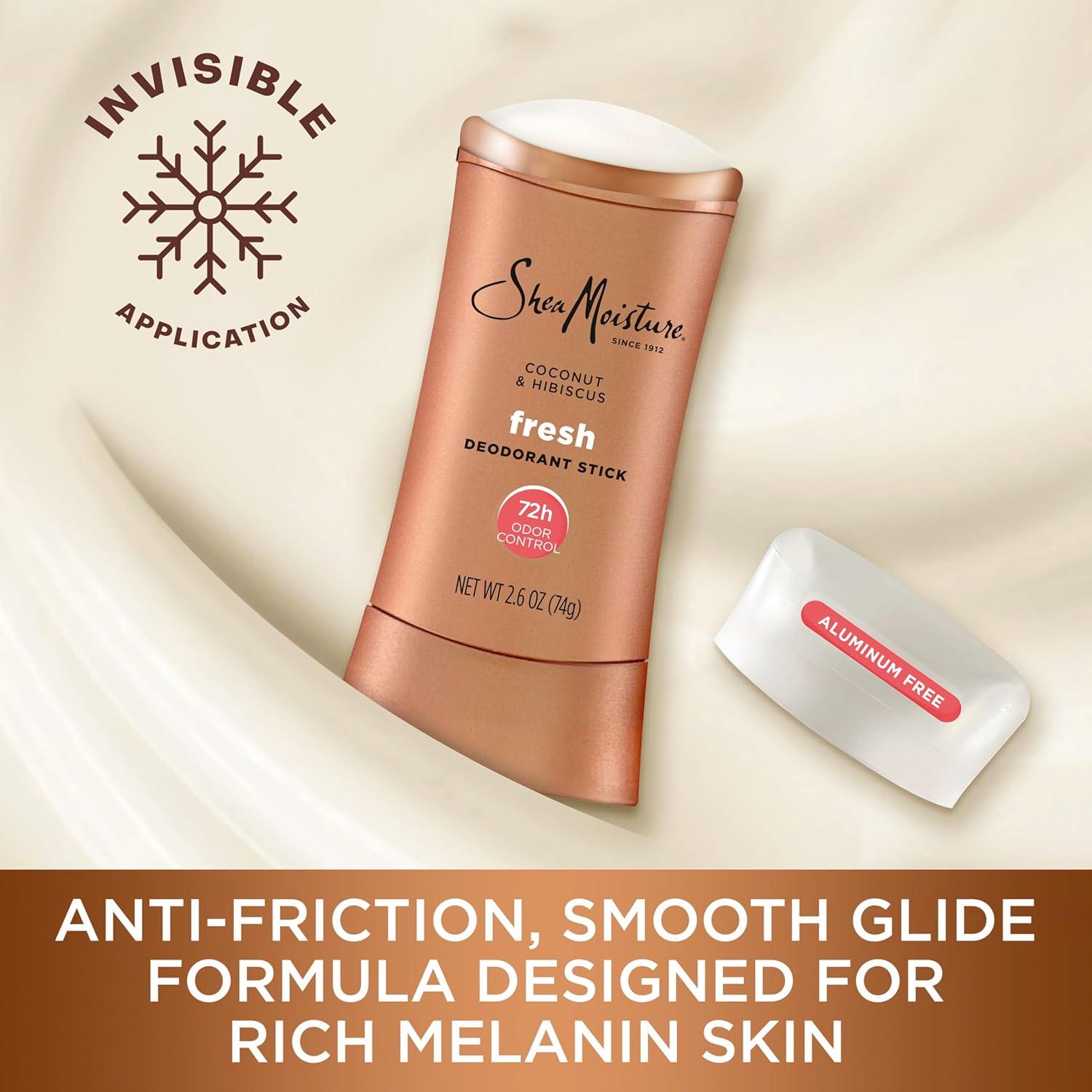 Desodorante en Barra SheaMoisture Coco & Hibisco 74.8 g 72h