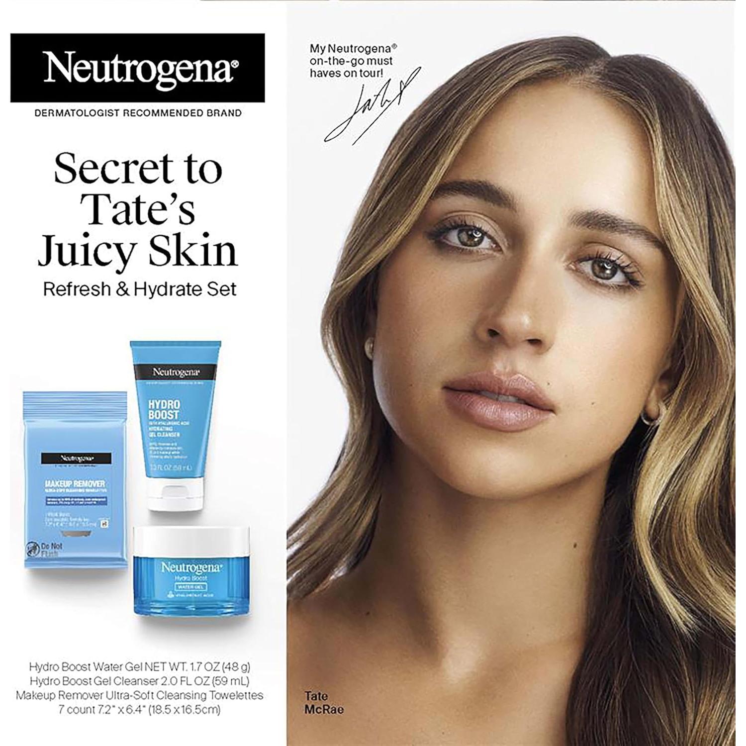 Set de Cuidado de la Piel Neutrogena Refresh & Hydrate - 3 Artículos