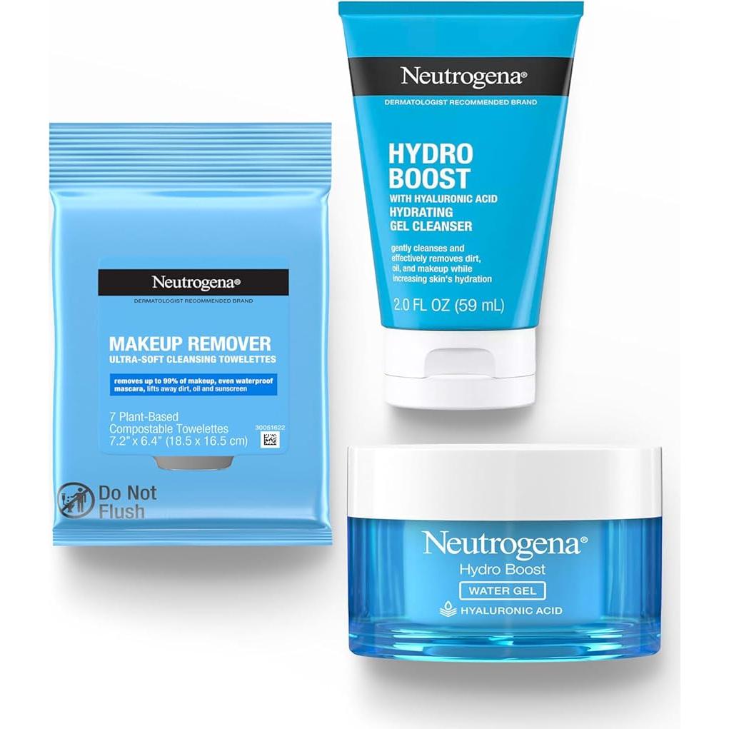 Set de Cuidado de la Piel Neutrogena Refresh & Hydrate - 3 Artículos