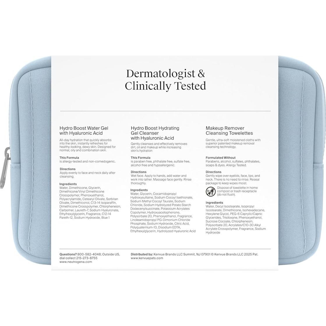 Set de Cuidado de la Piel Neutrogena Refresh & Hydrate - 3 Artículos