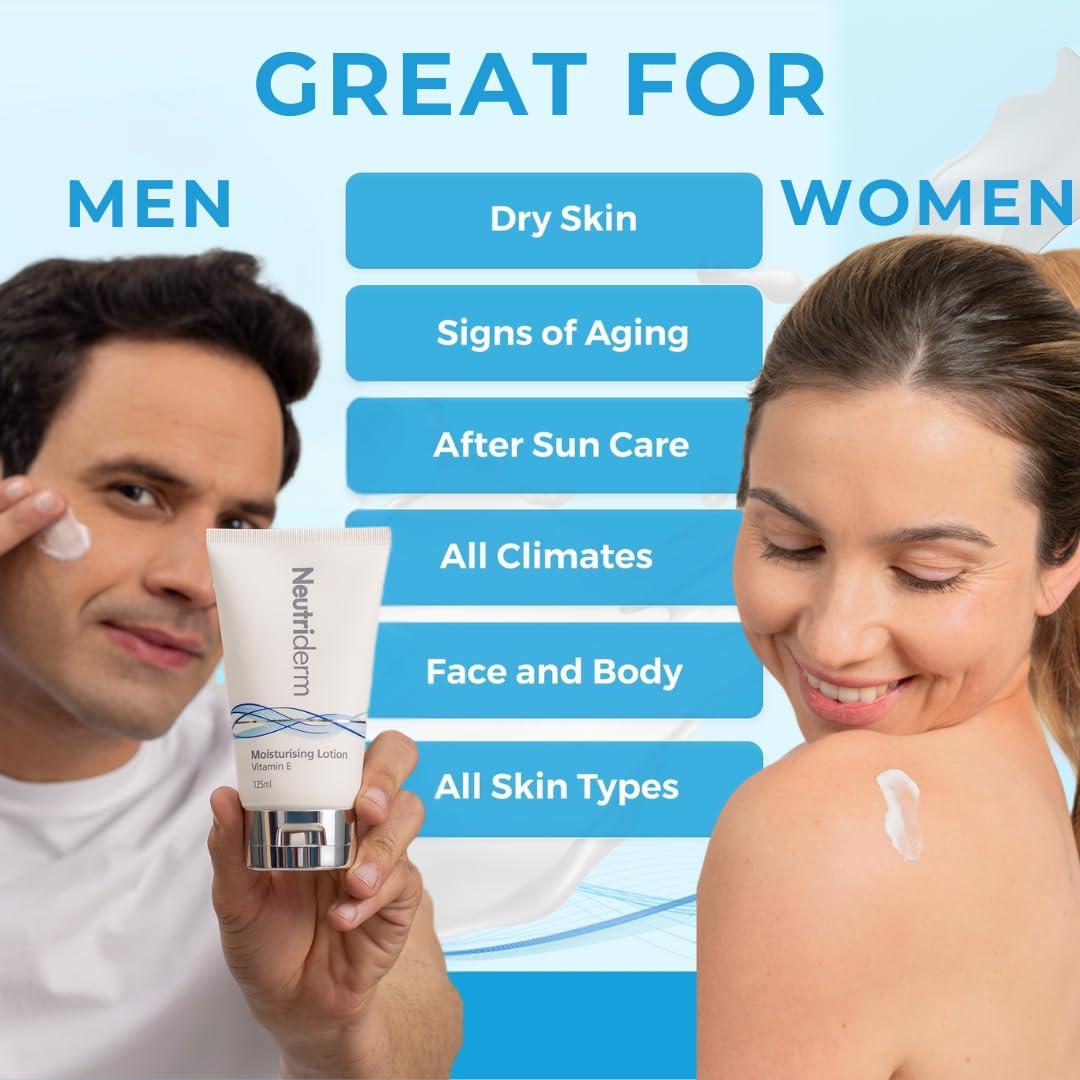 Hidratante Facial Neutriderm con Vitamina E 125 g - Piel Seca