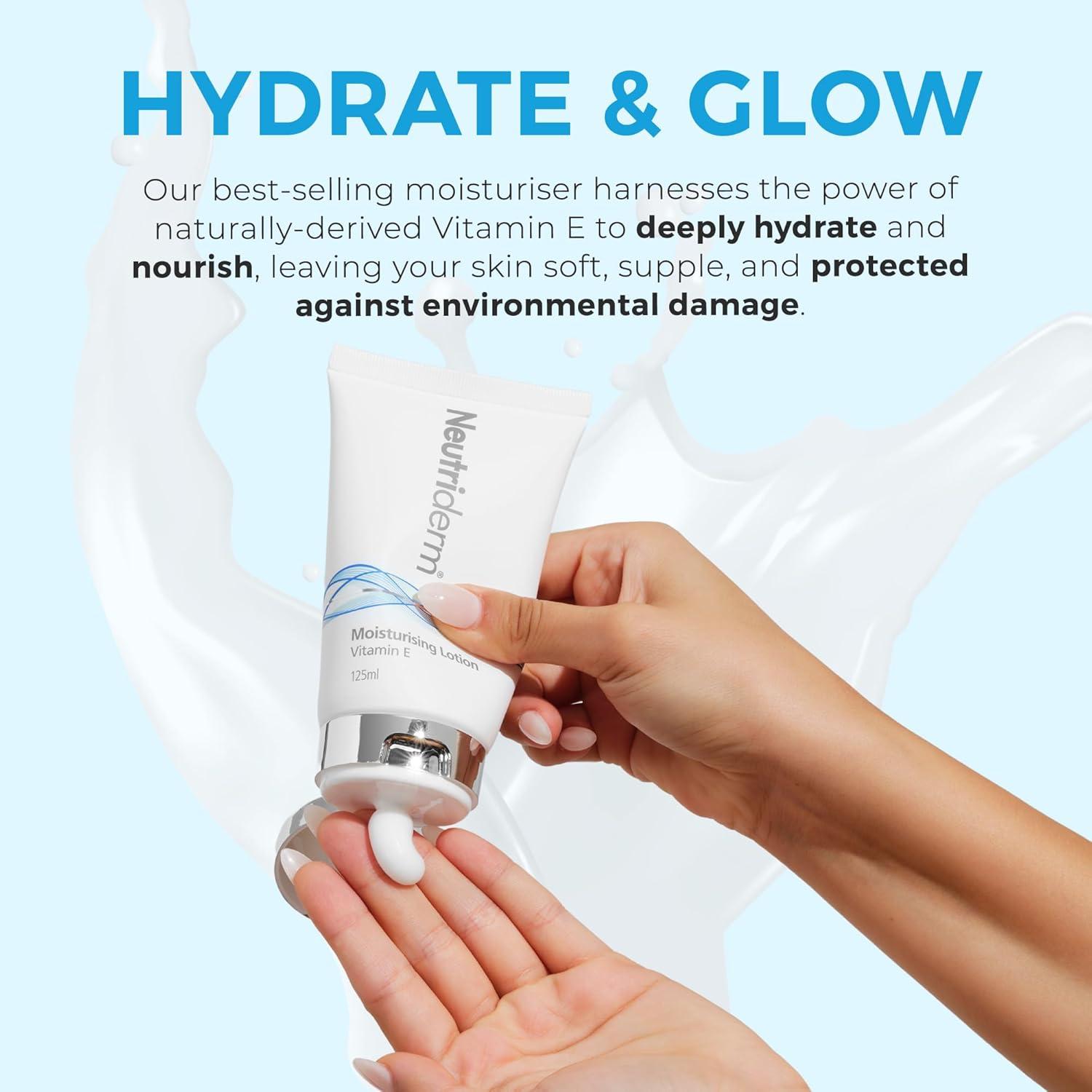 Hidratante Facial Neutriderm con Vitamina E 125 g - Piel Seca