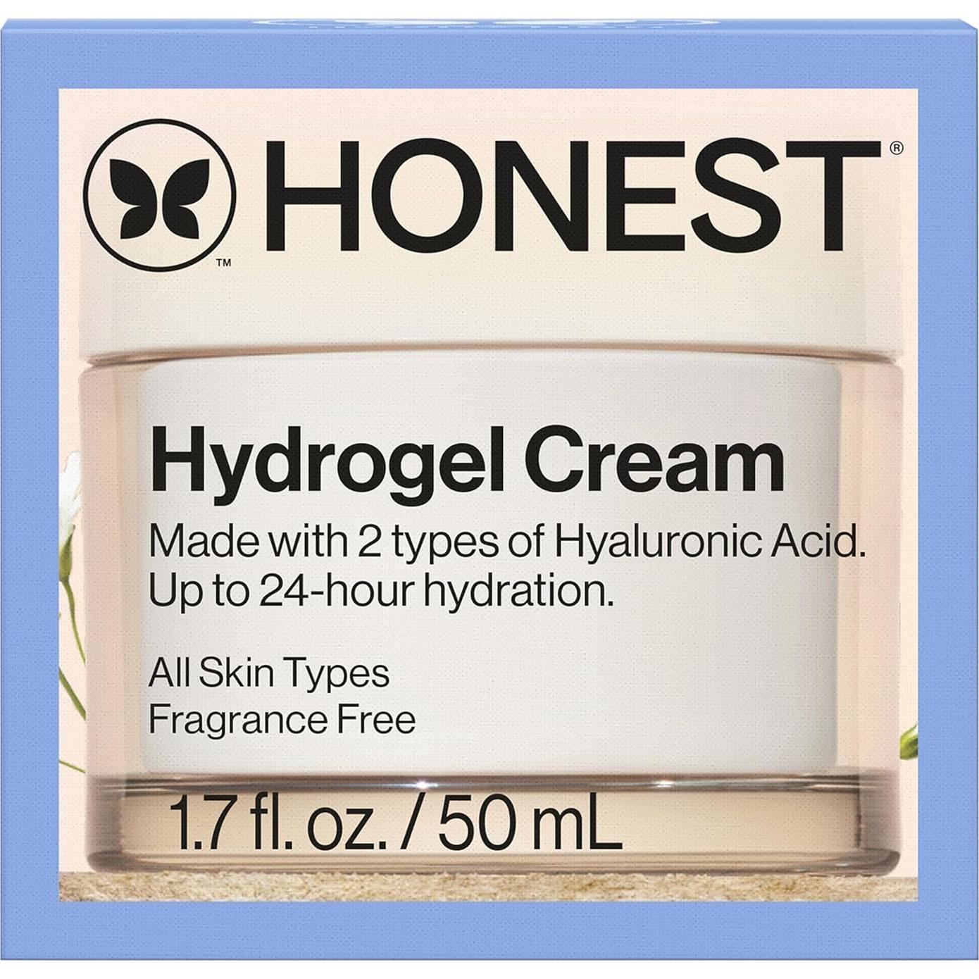 Crema Hidrogel Honesta 50ml con Ácido Hialurónico Vegana