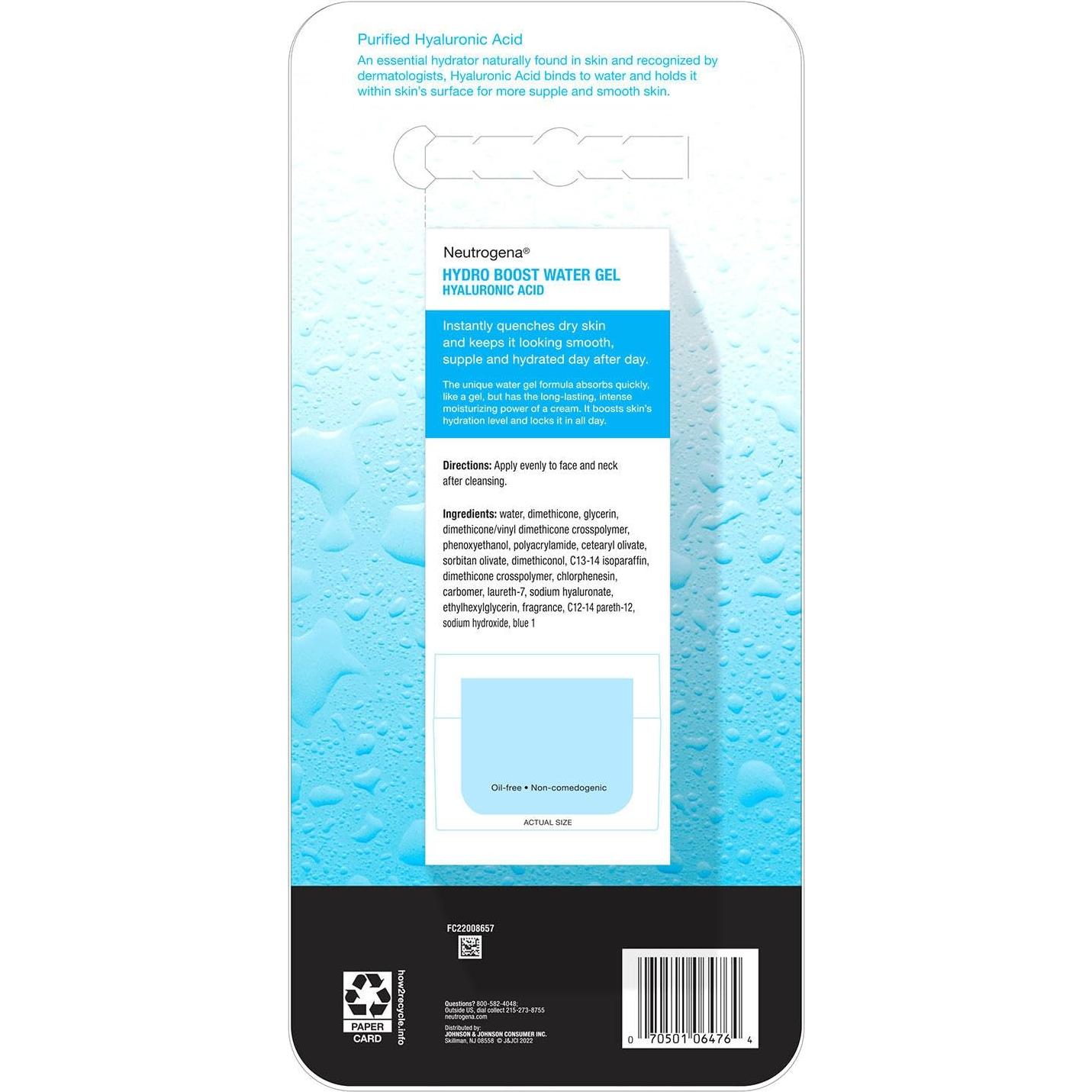 Gel Hidratante Neutrogena Hydro Boost 145g Ácido Hialurónico