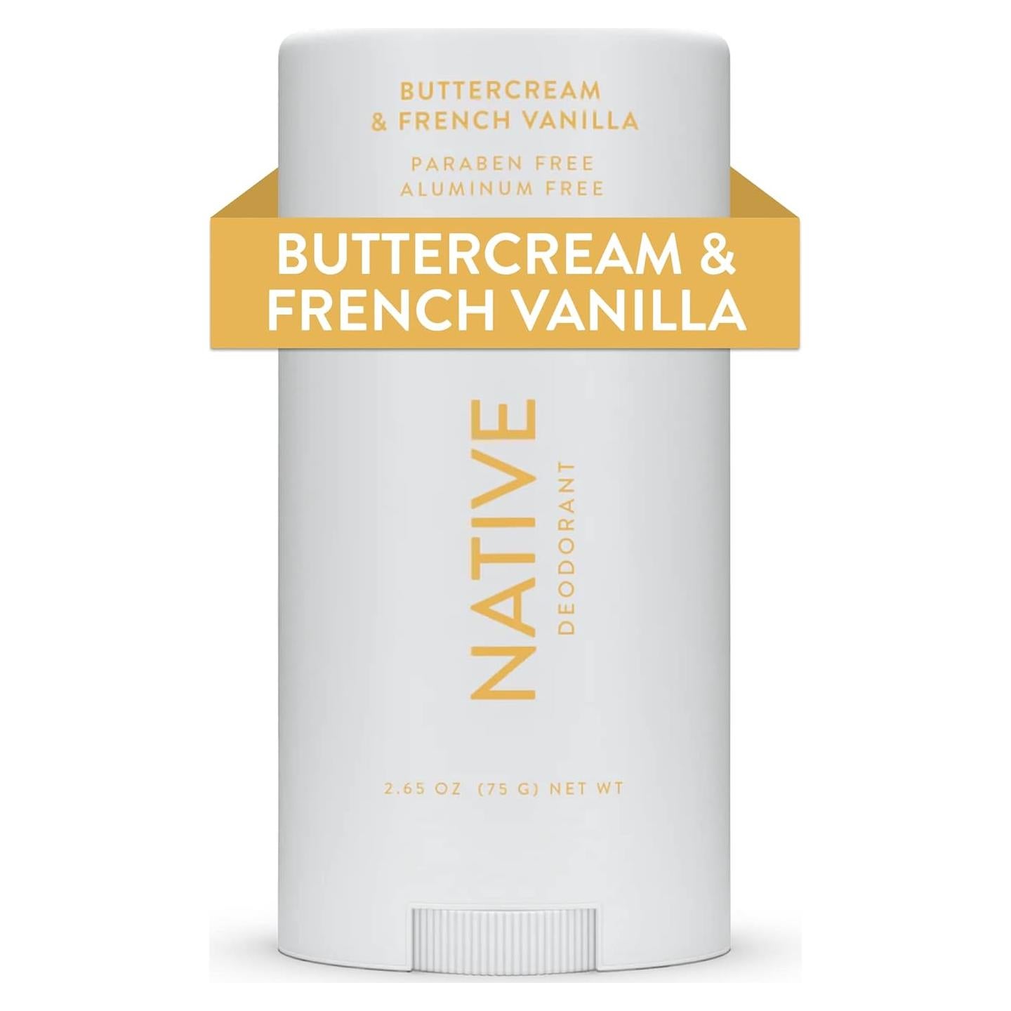 Desodorante Natural Nativo 117g Mantequilla y Vainilla