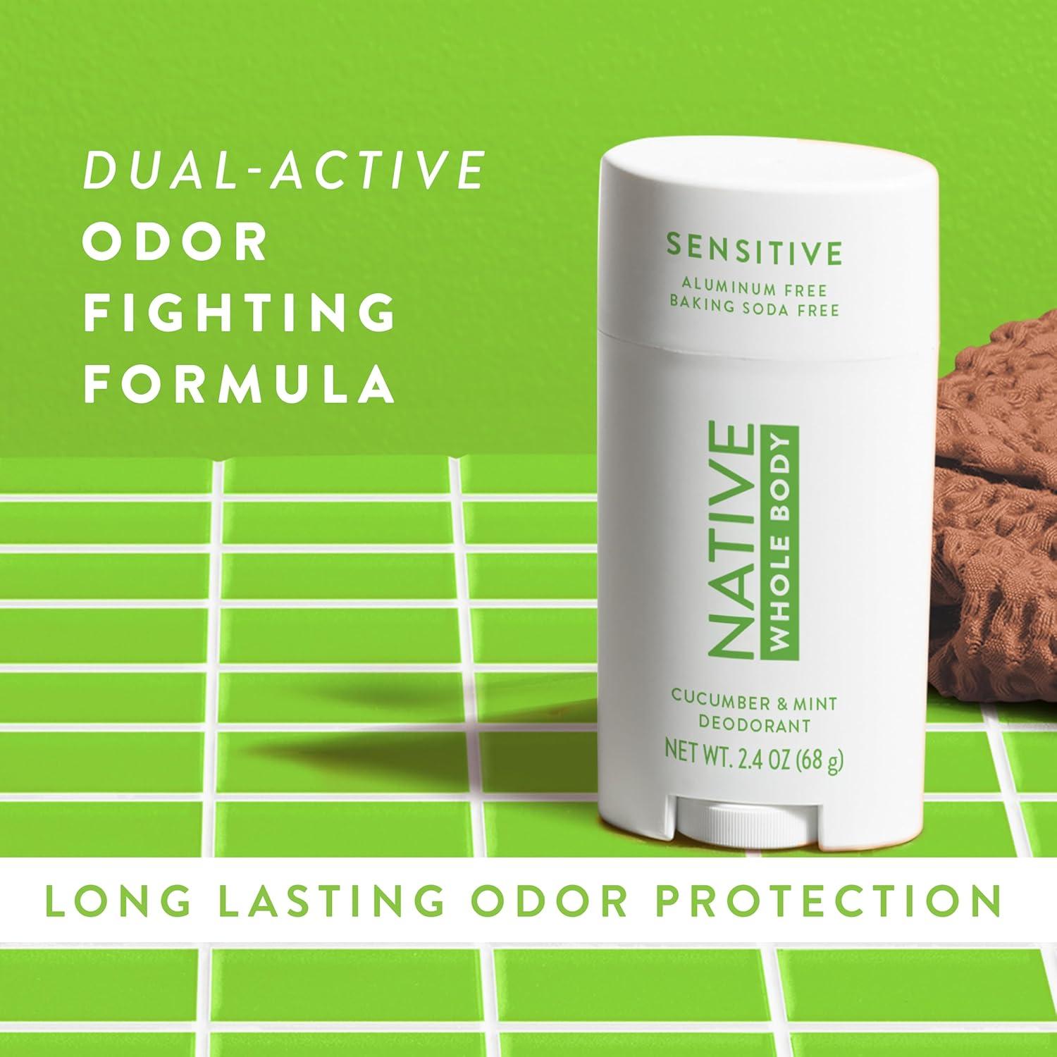 Desodorante Natural en Barra Native 108g Pepino y Menta