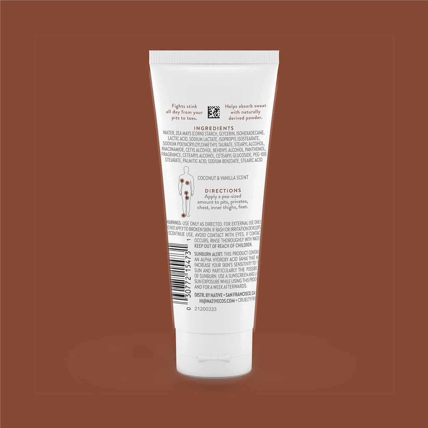 Desodorante Natural Native Coco y Vainilla 100g - 72 Horas