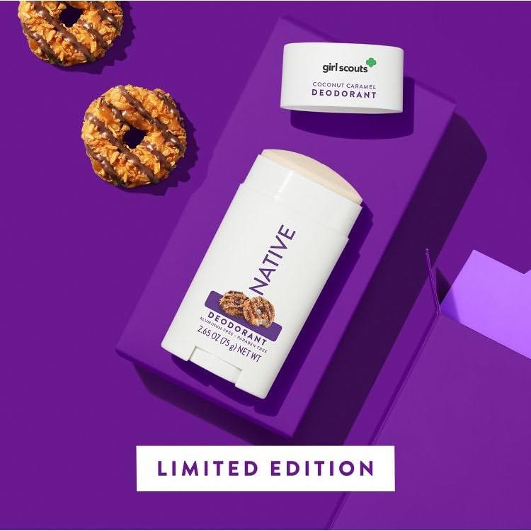 Desodorante en barra Native Galletas de Coco y Caramelo 75g