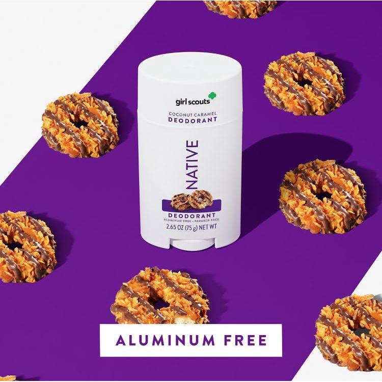 Desodorante en barra Native Galletas de Coco y Caramelo 75g