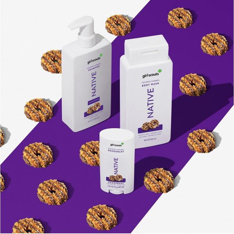 Desodorante en barra Native Galletas de Coco y Caramelo 75g