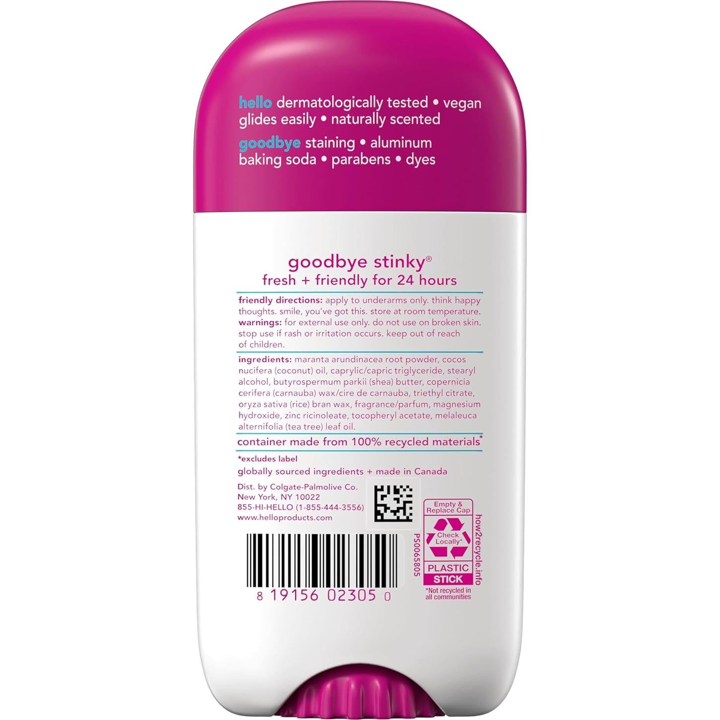 Desodorante Vegano Hola Unicornio 74g Sin Aluminio 24h